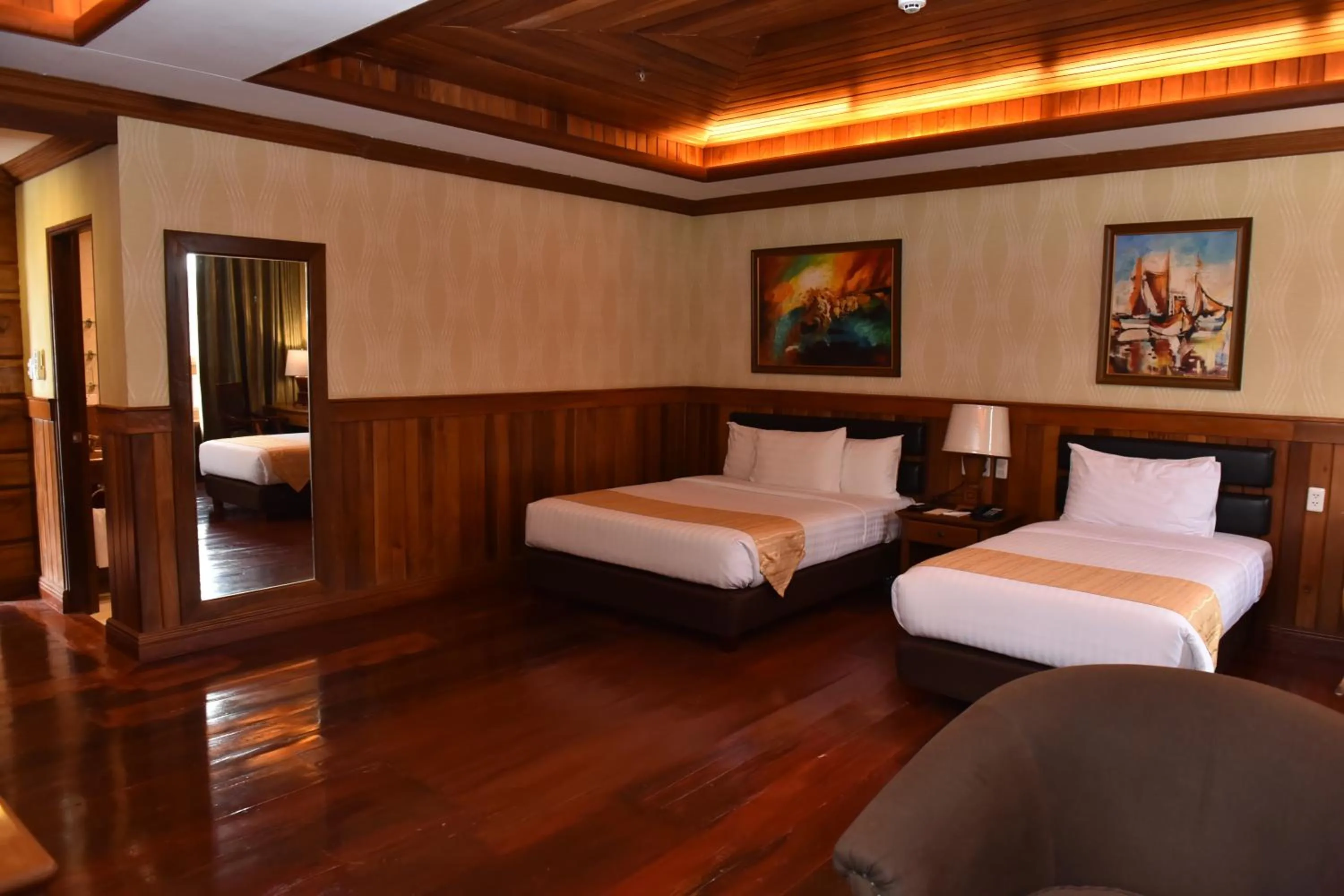 Bed in Alta D' Tagaytay Hotel