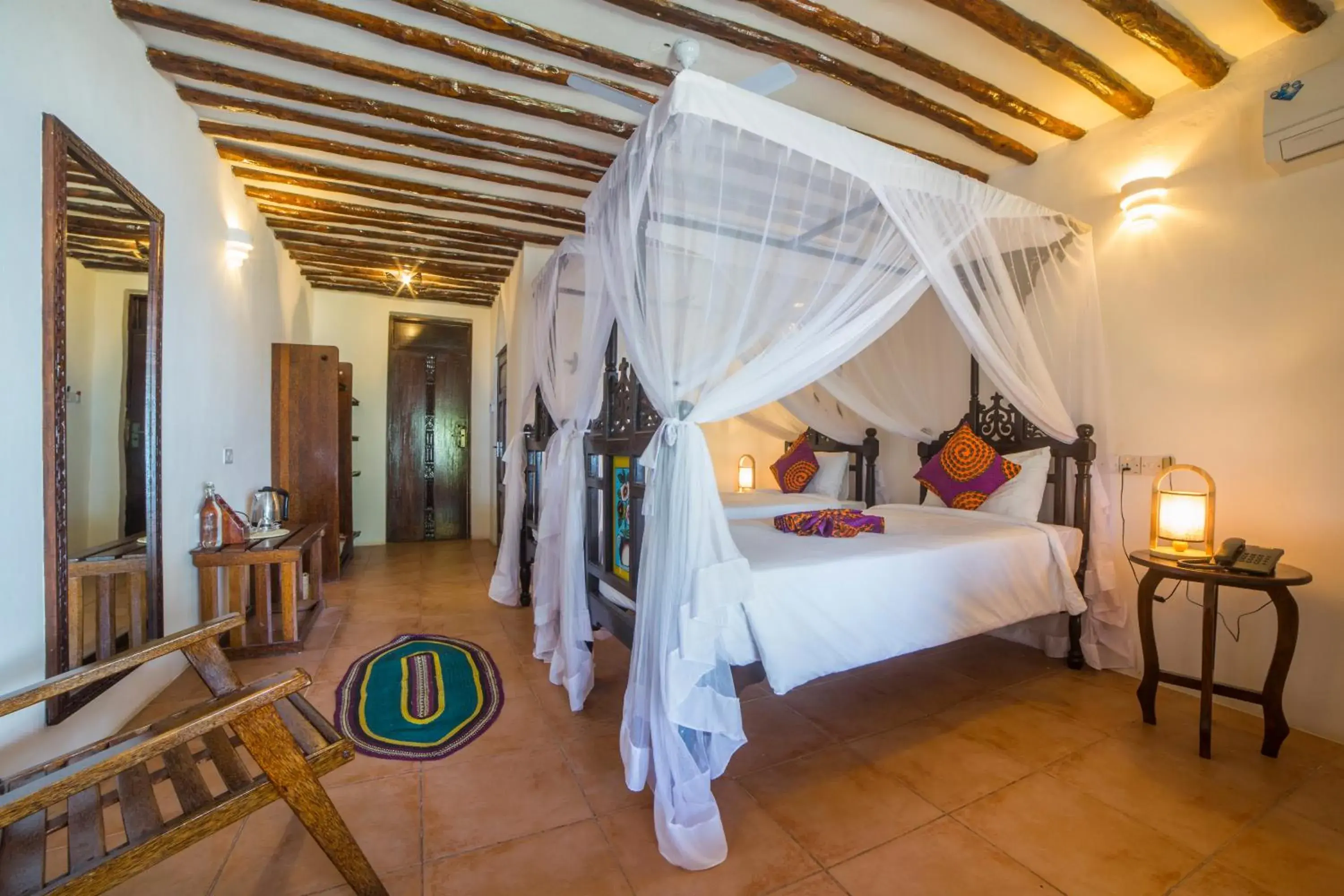 Deluxe Twin Room with Sea View in Antonio Beach Tree House Hotel & Spa Deluxe Twin Room with Sea View in Antonio Beach Tree House Hotel & Spa