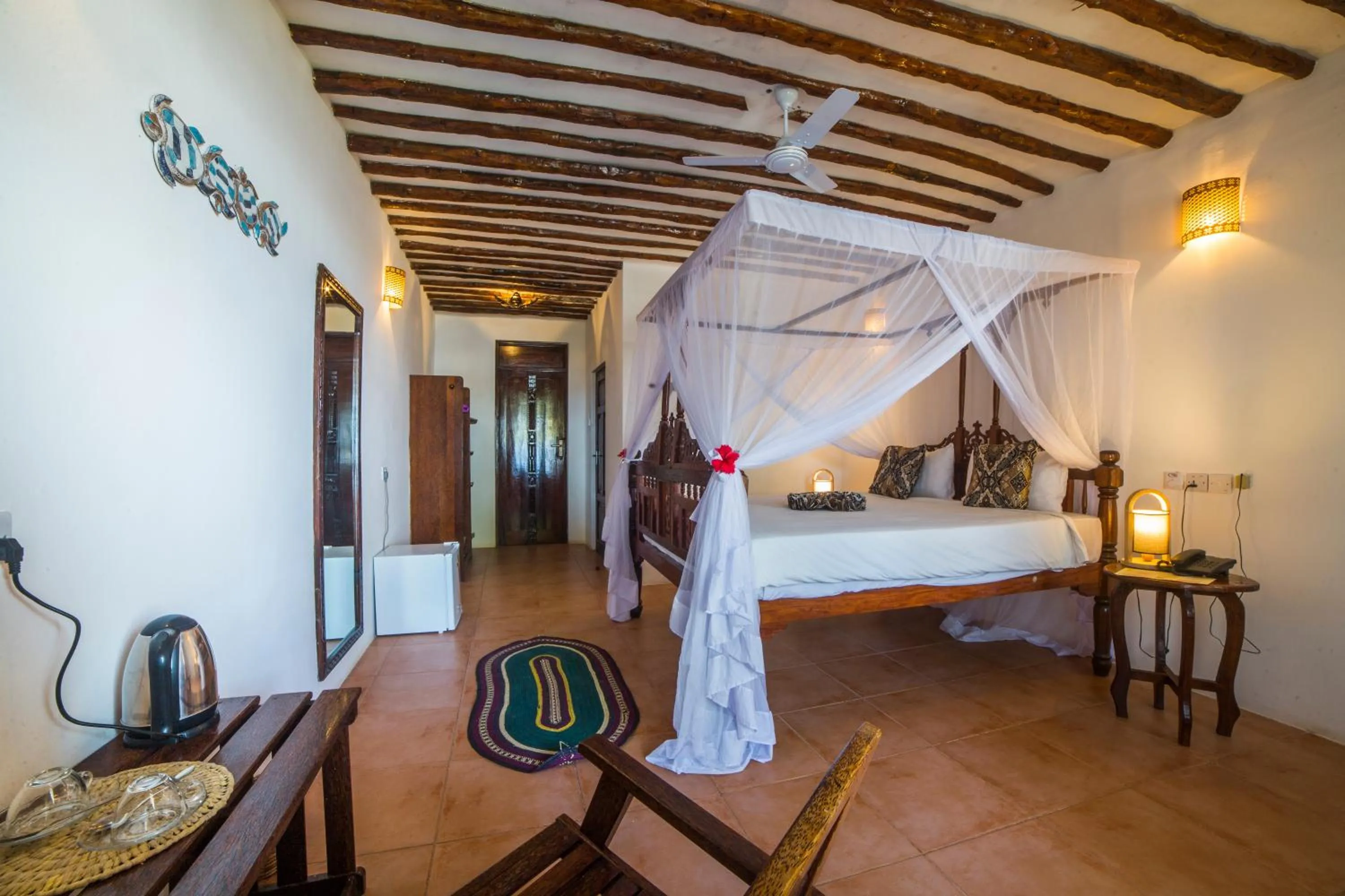 Photo of the whole room, Bed in Antonio Beach Tree House Hotel & Spa