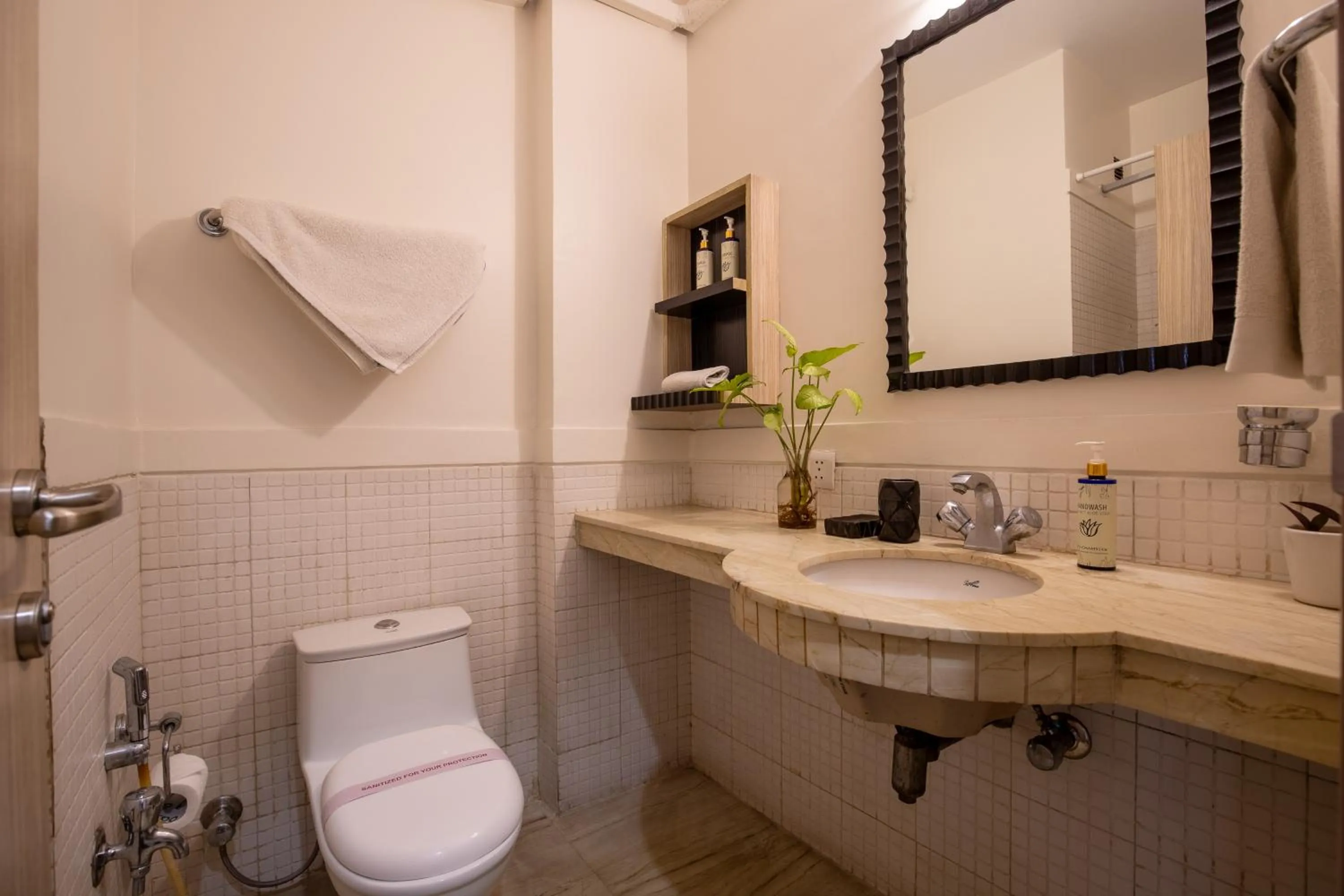 Toilet in BedChambers Serviced Apartments, Sector 40