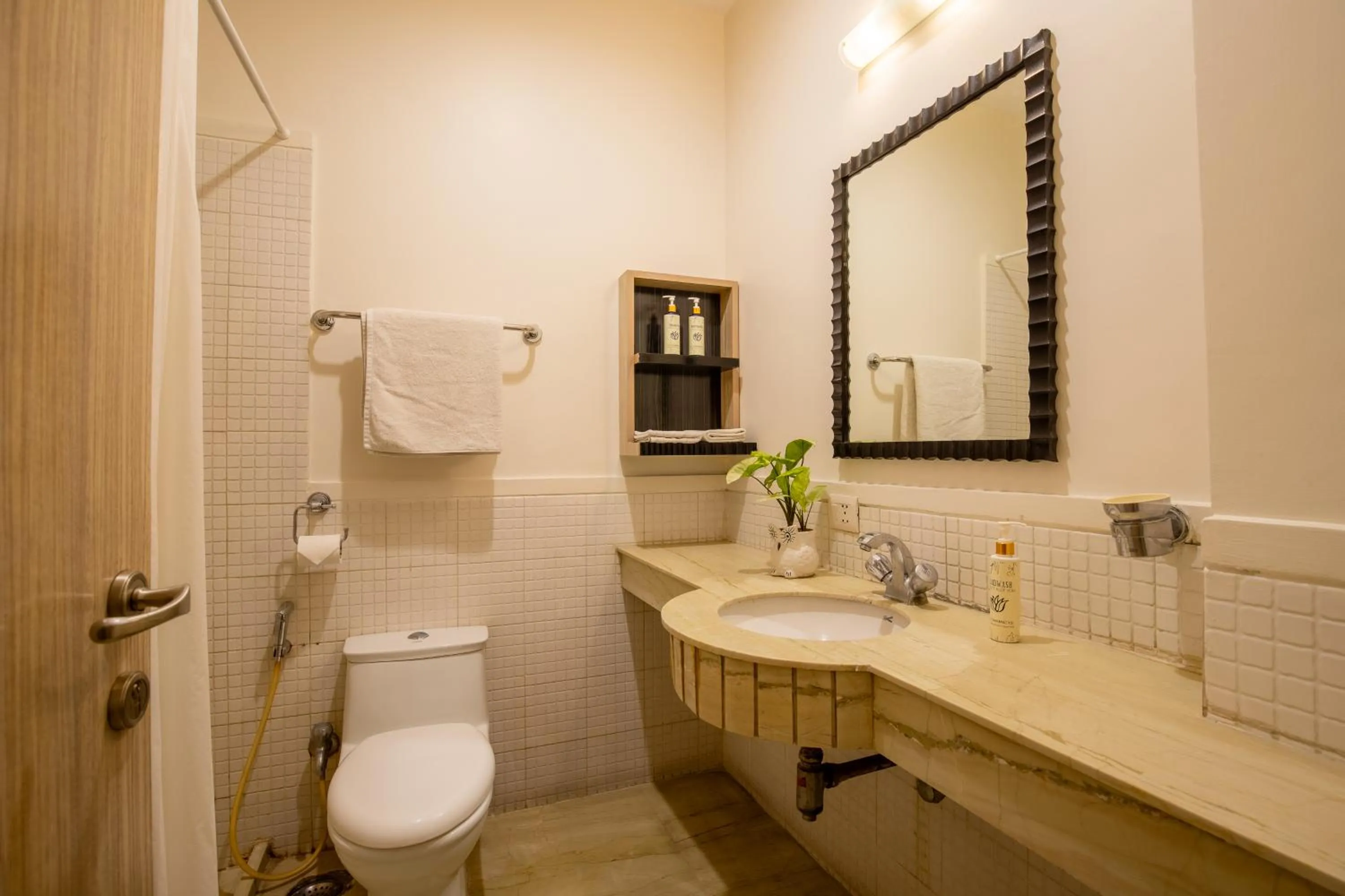 Toilet in BedChambers Serviced Apartments, Sector 40