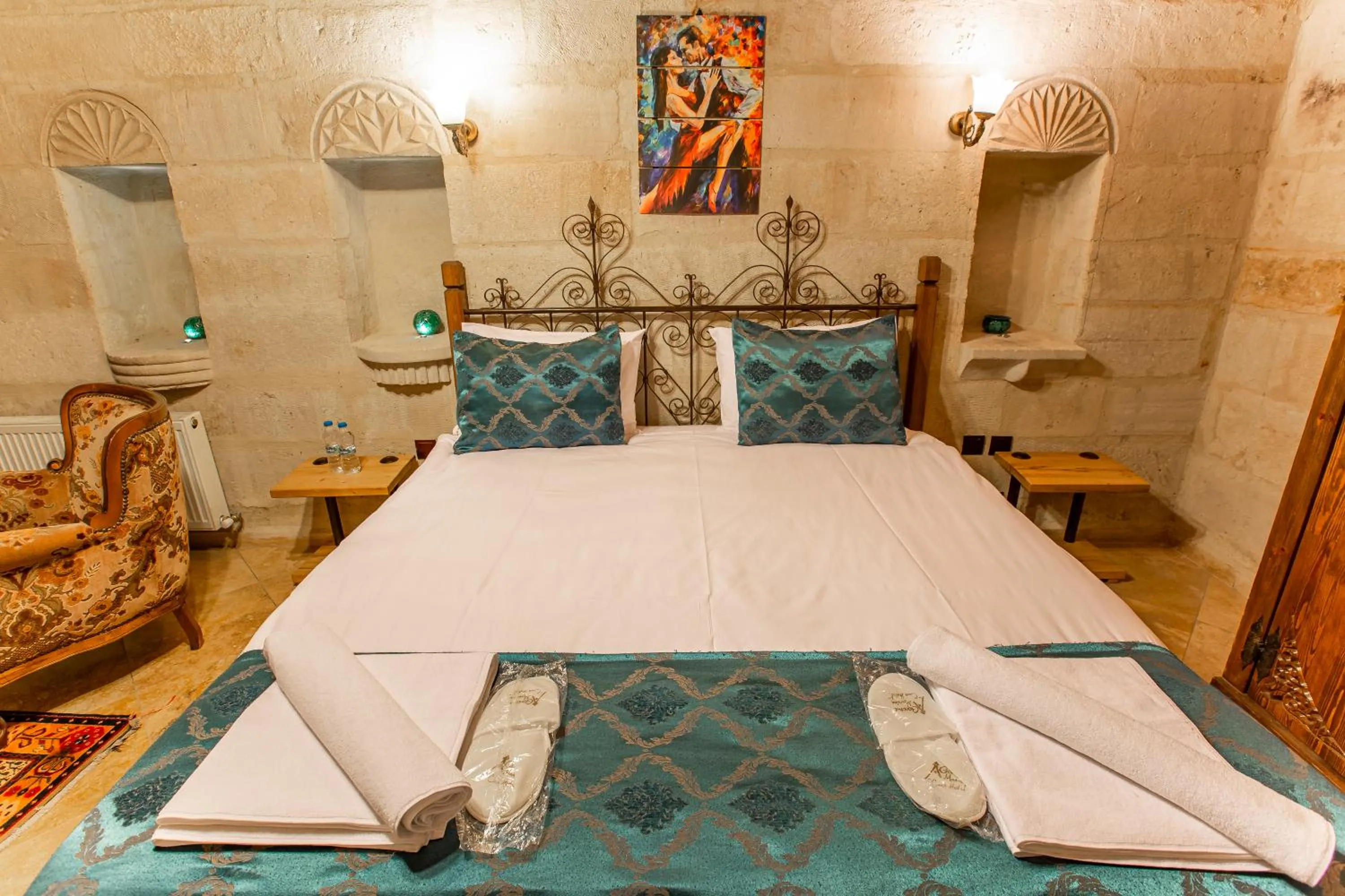 Bed in Goreme Mansion