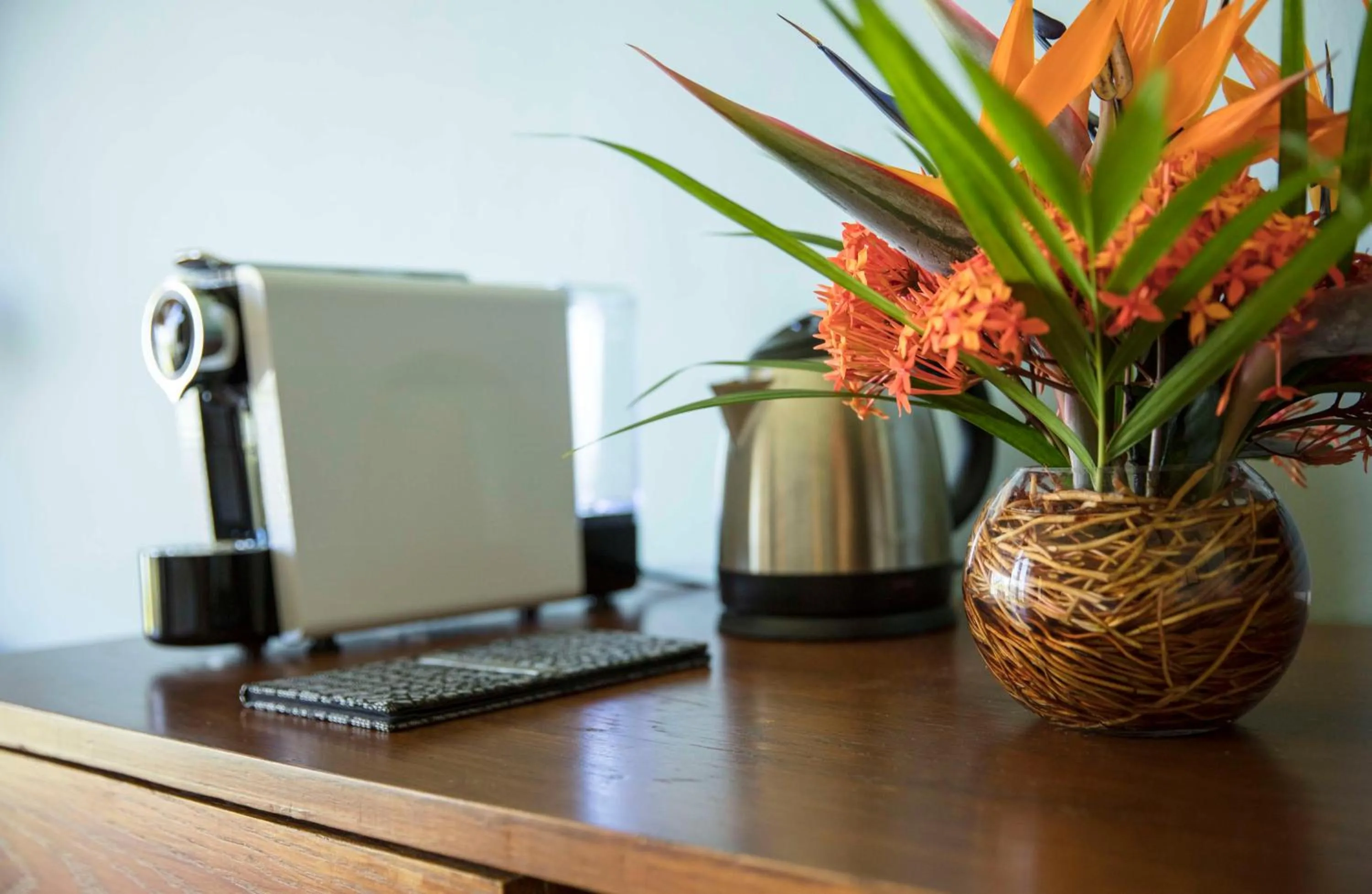 Coffee/tea facilities in Outrigger Mauritius Beach Resort