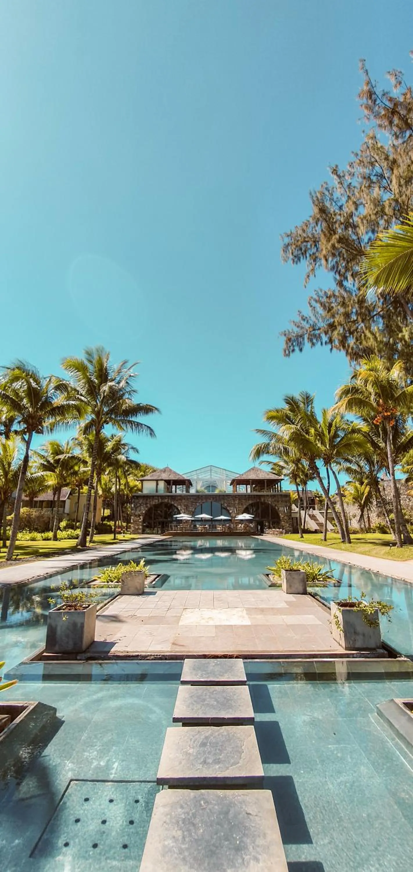 Property building in Outrigger Mauritius Beach Resort