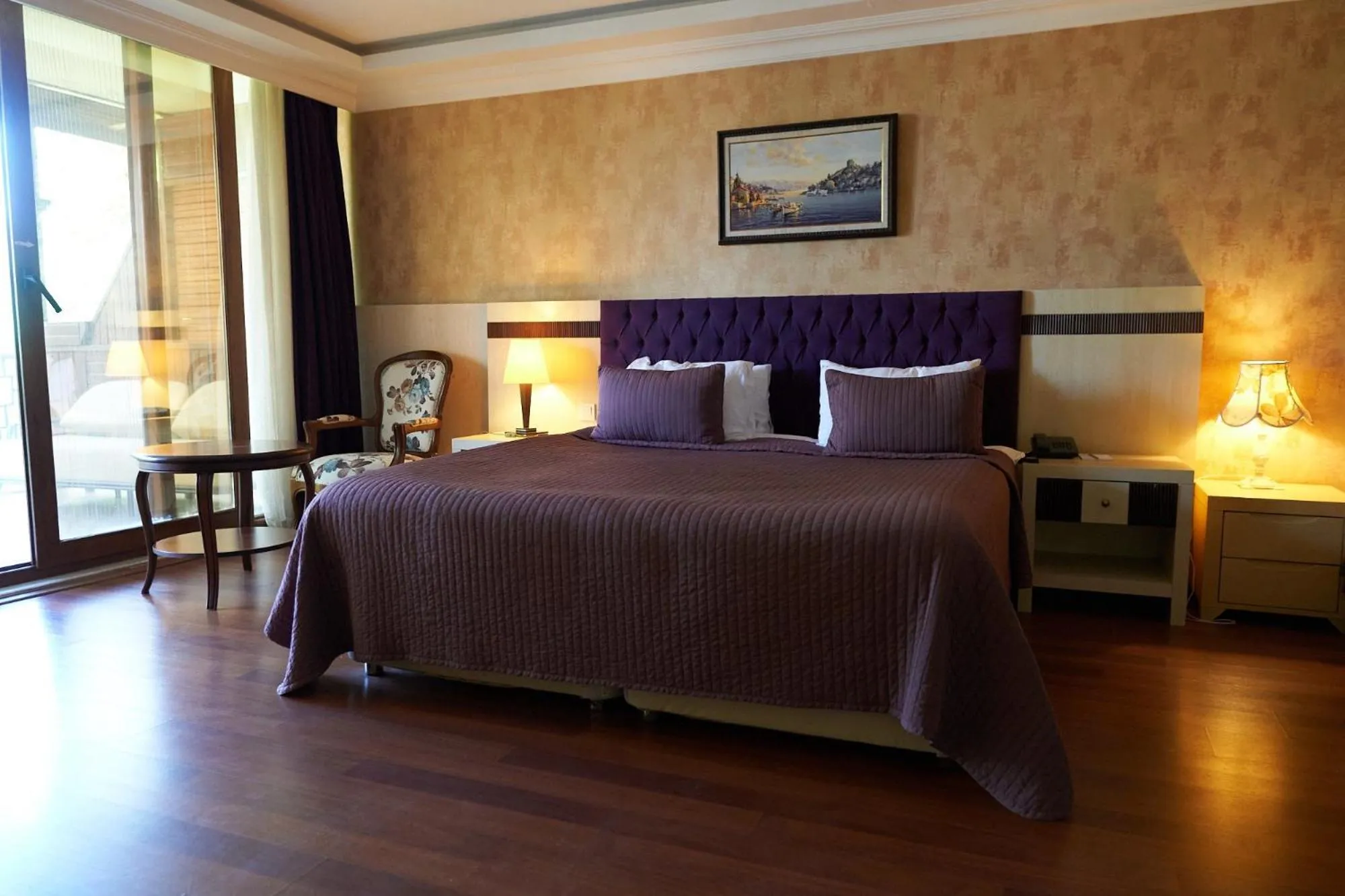 Bed in Phellos Suites Boutique Hotel