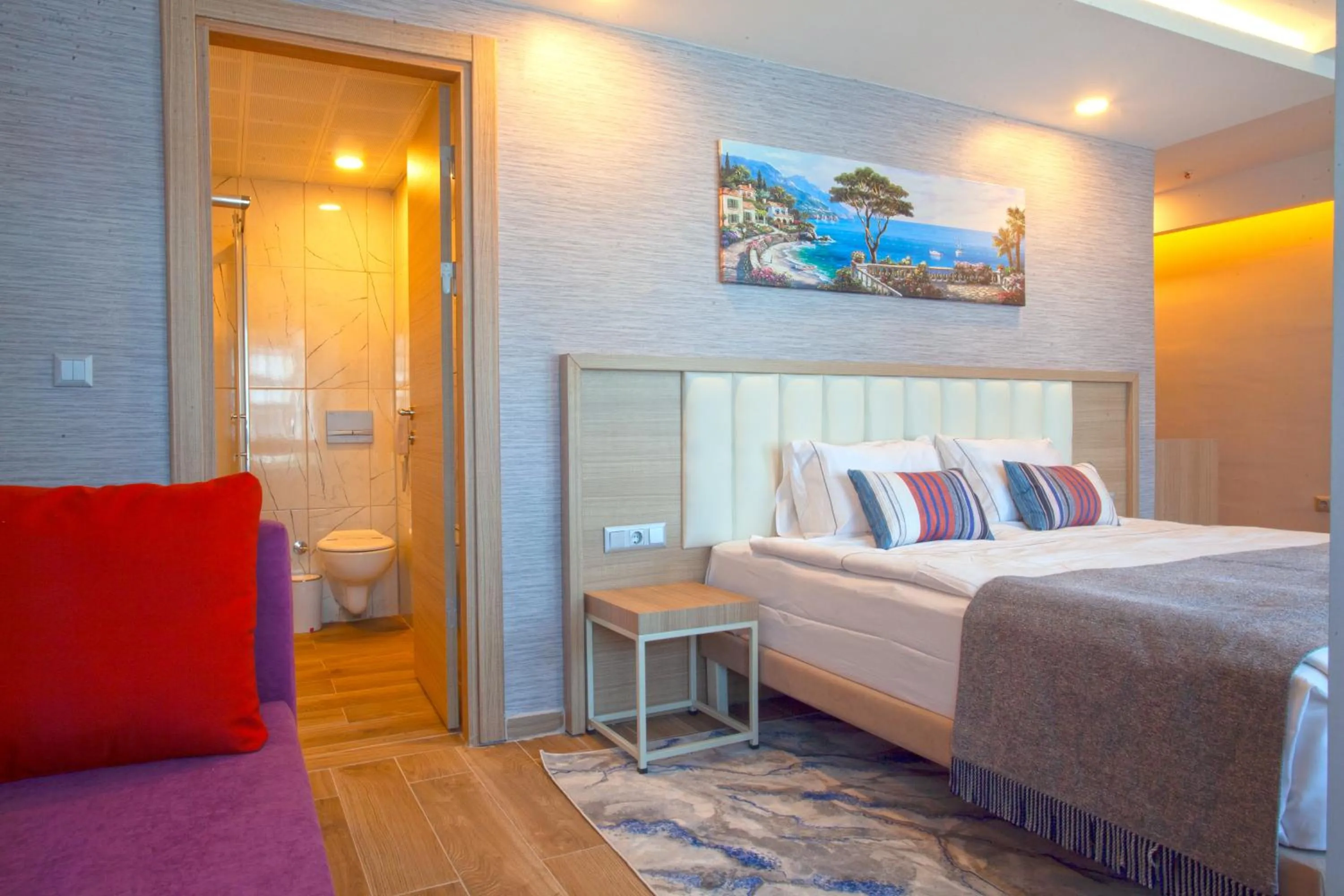 Bedroom, Bed in Old Town Point Hotel & Spa Antalya
