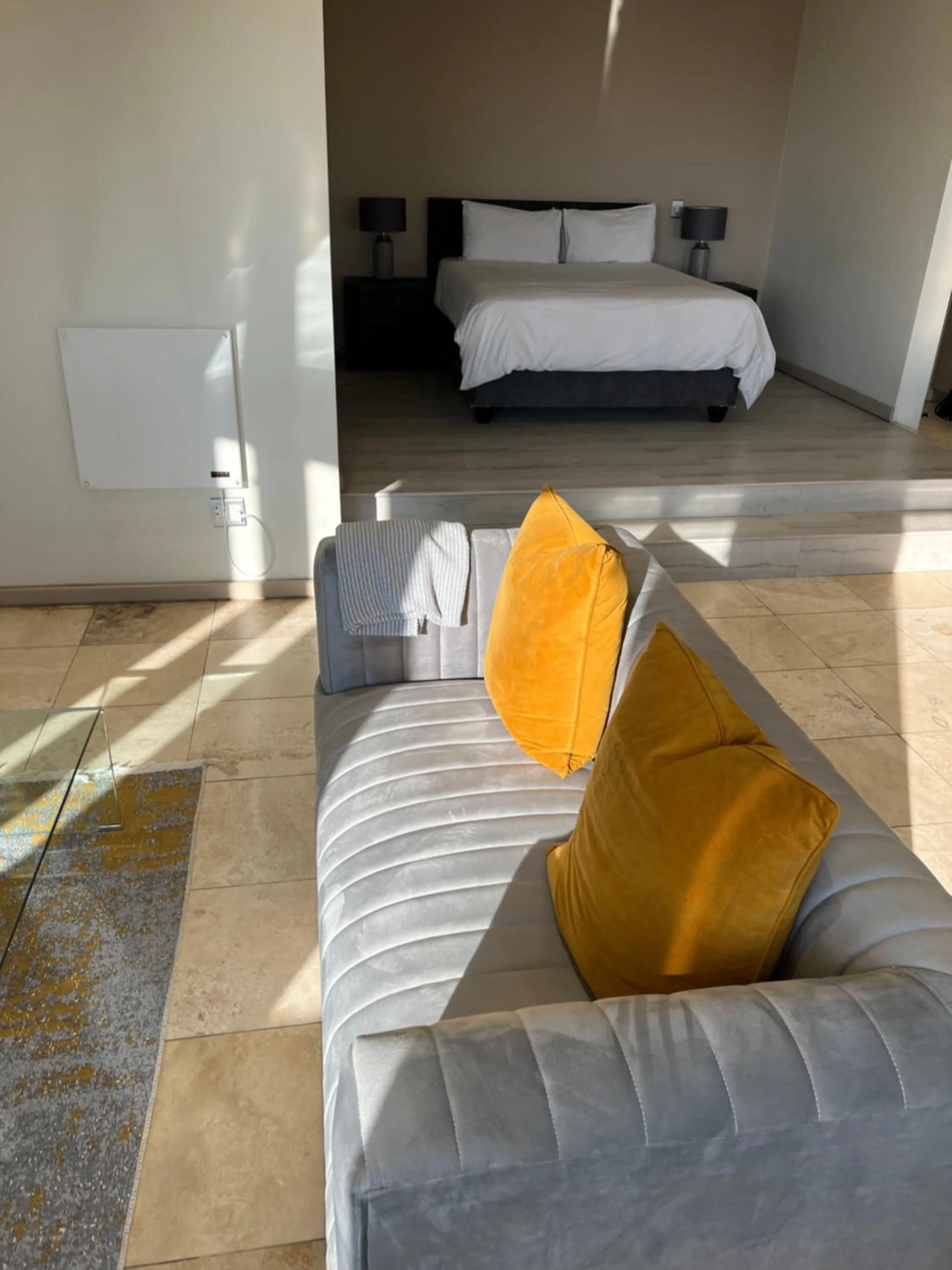 Bed in The Franklin Luxury Apartments