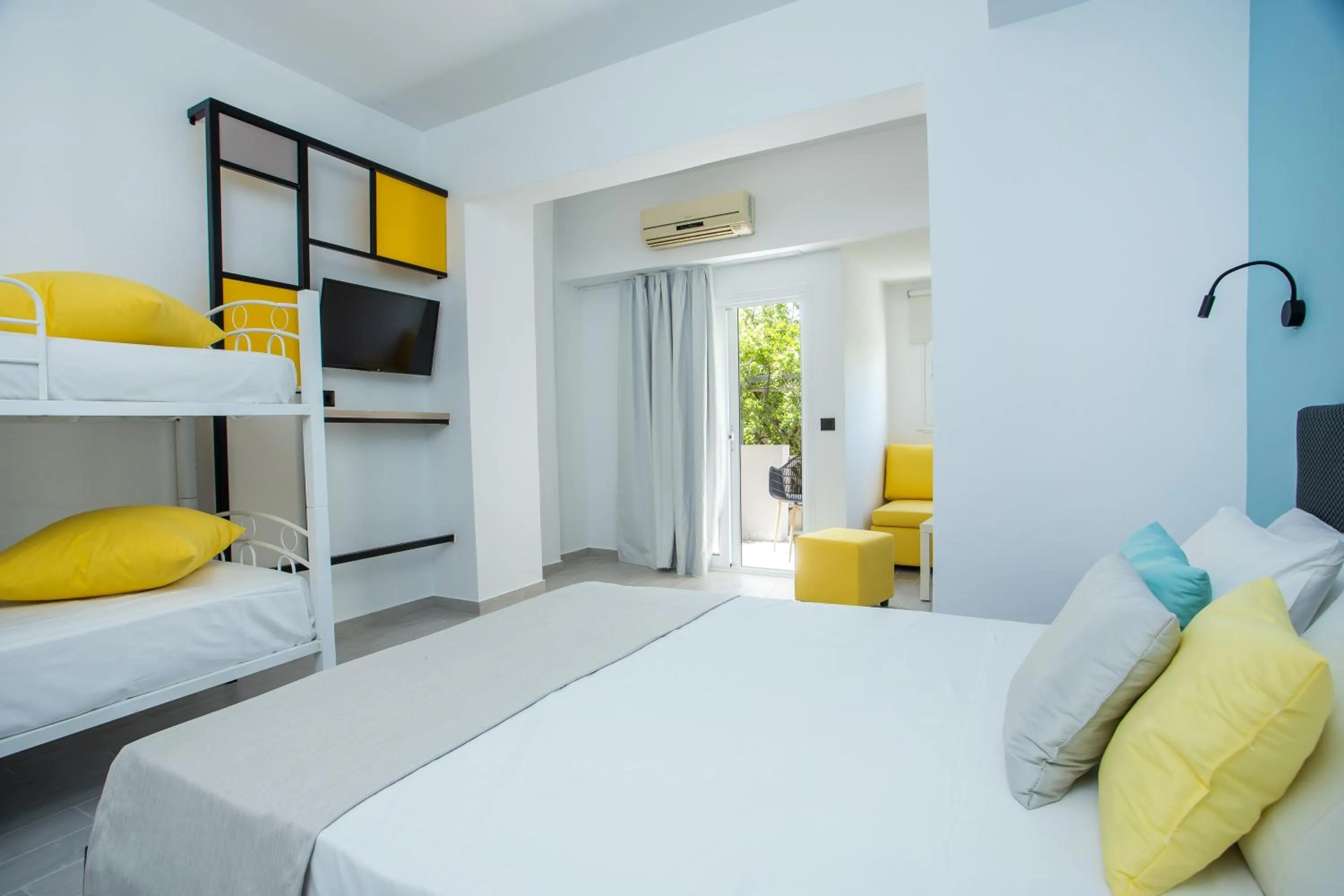 Bed in Faliraki Premium Hotel