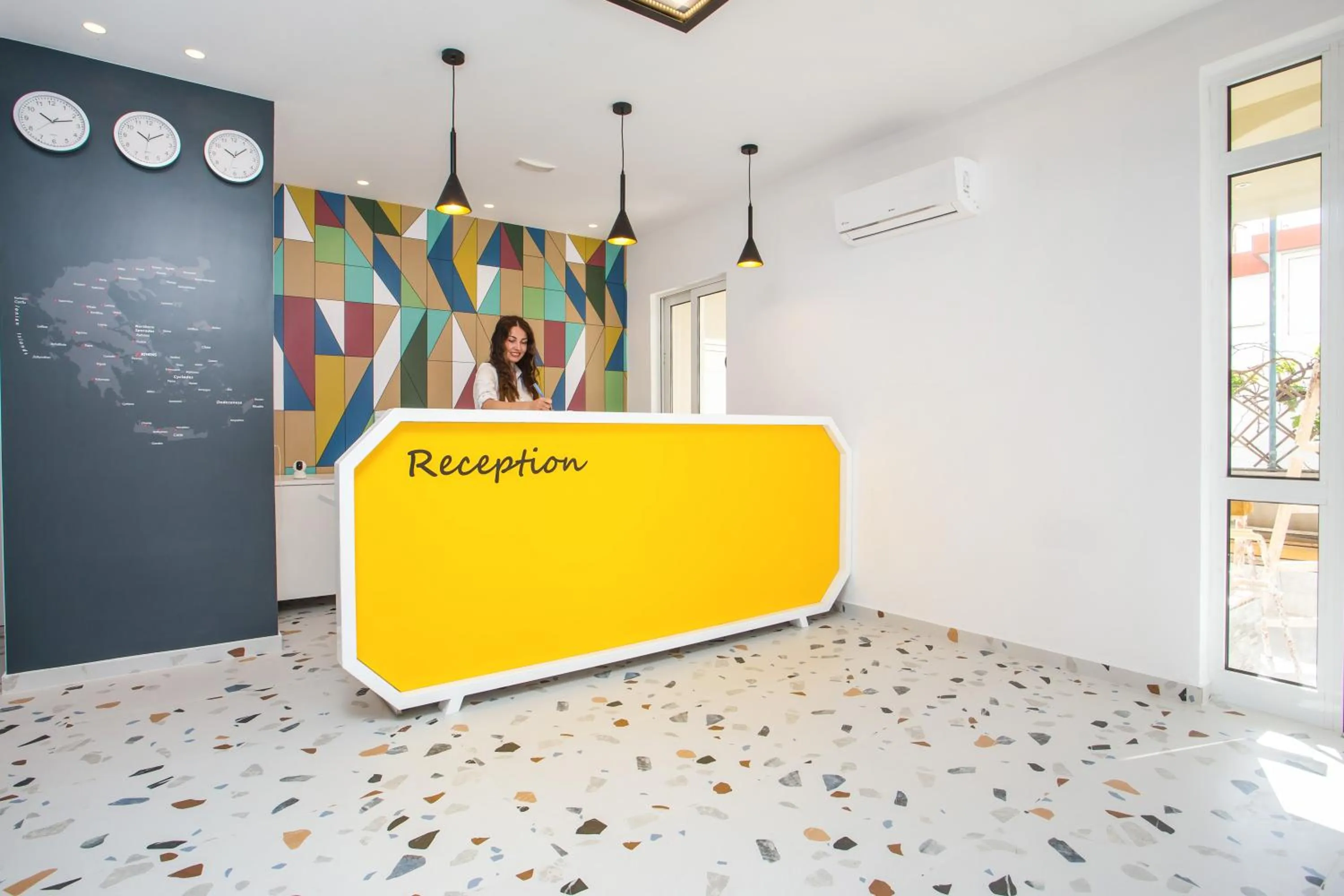 Lobby or reception in Faliraki Premium Hotel