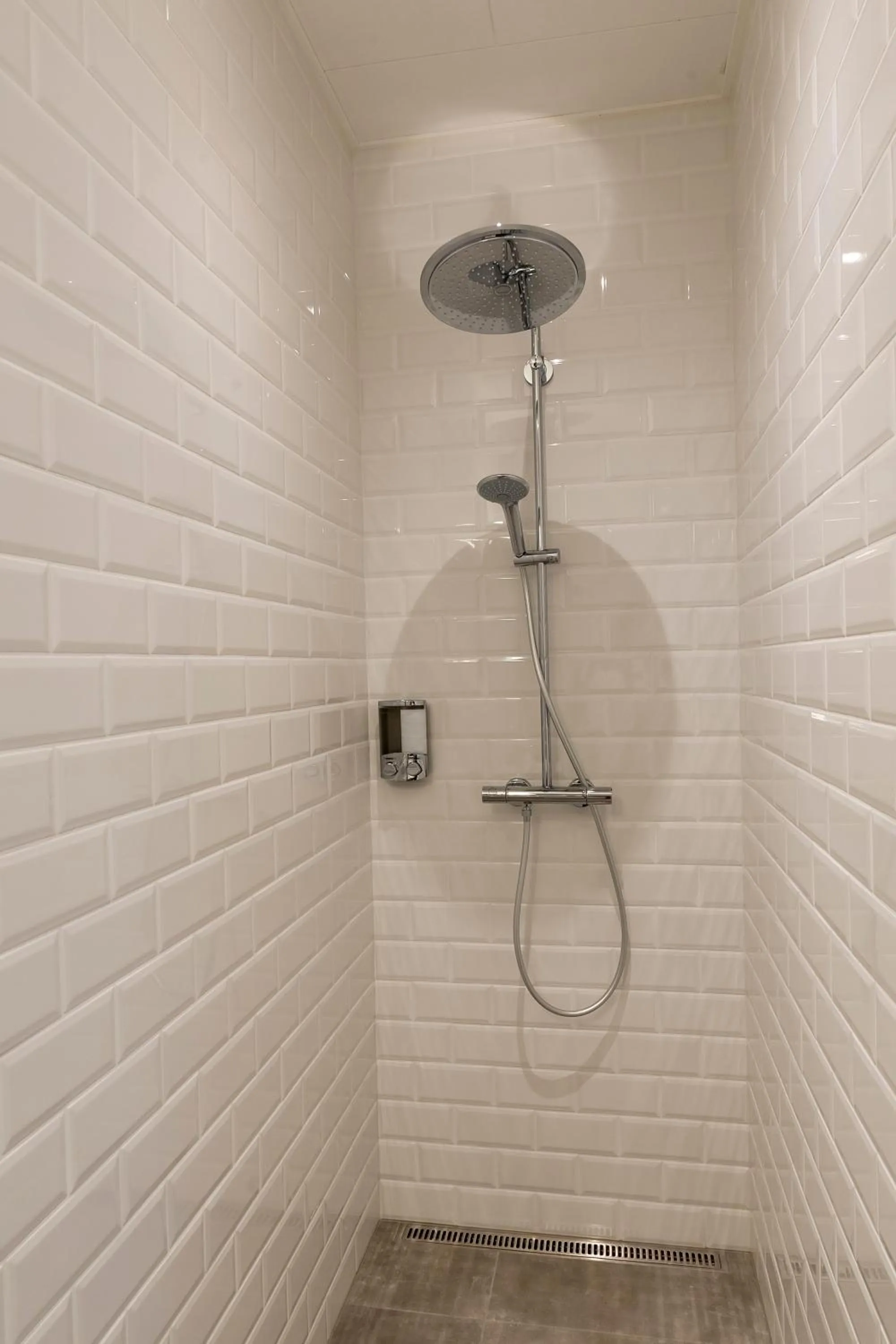 Shower in City Center Penthouse