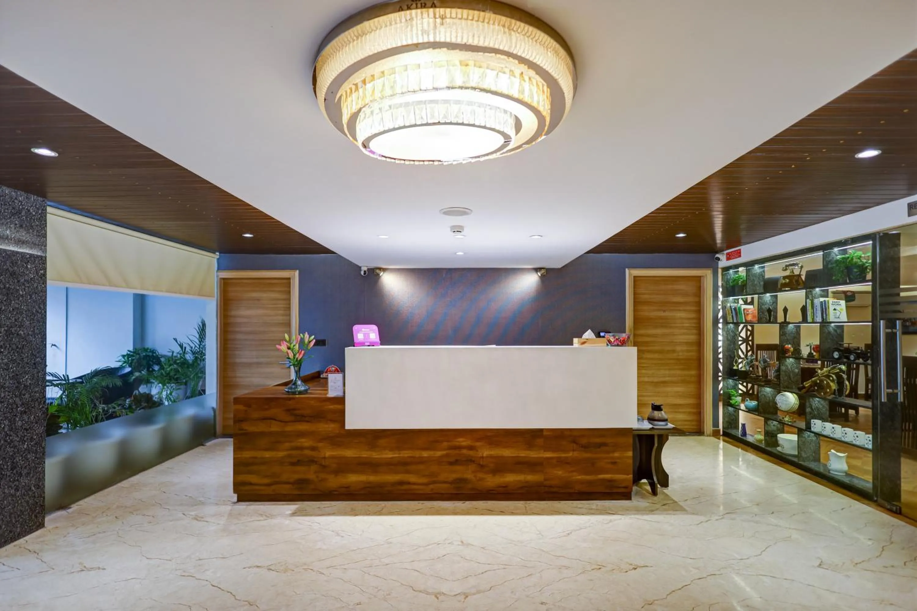 Lobby or reception in Hotel 91 Huda City Centre