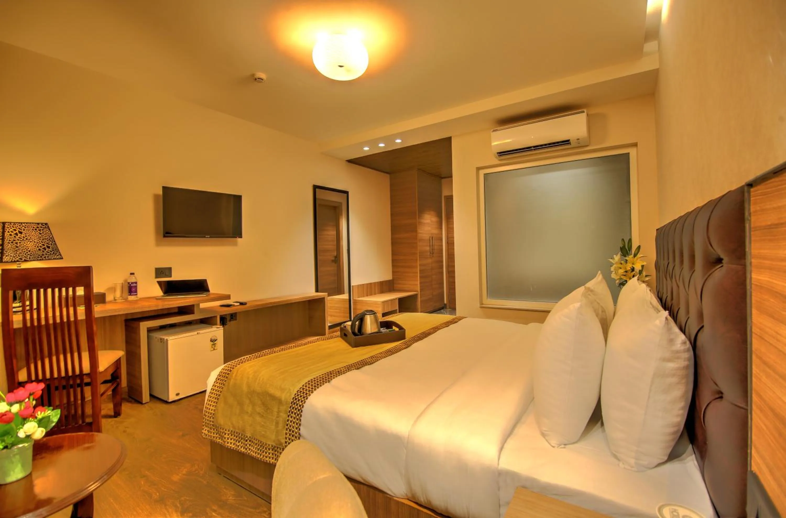 Photo of the whole room, Bed in Hotel 91 Huda City Centre