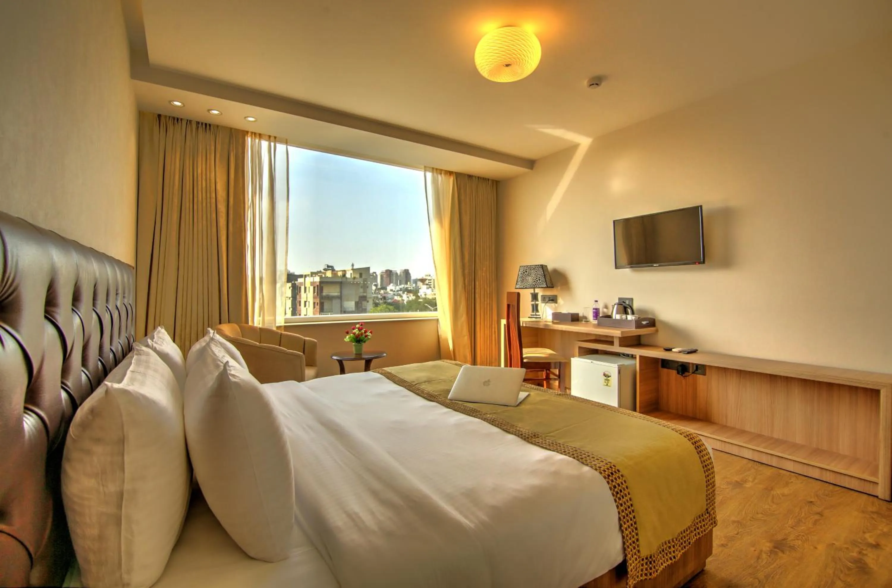 Photo of the whole room, Bed in Hotel 91 Huda City Centre