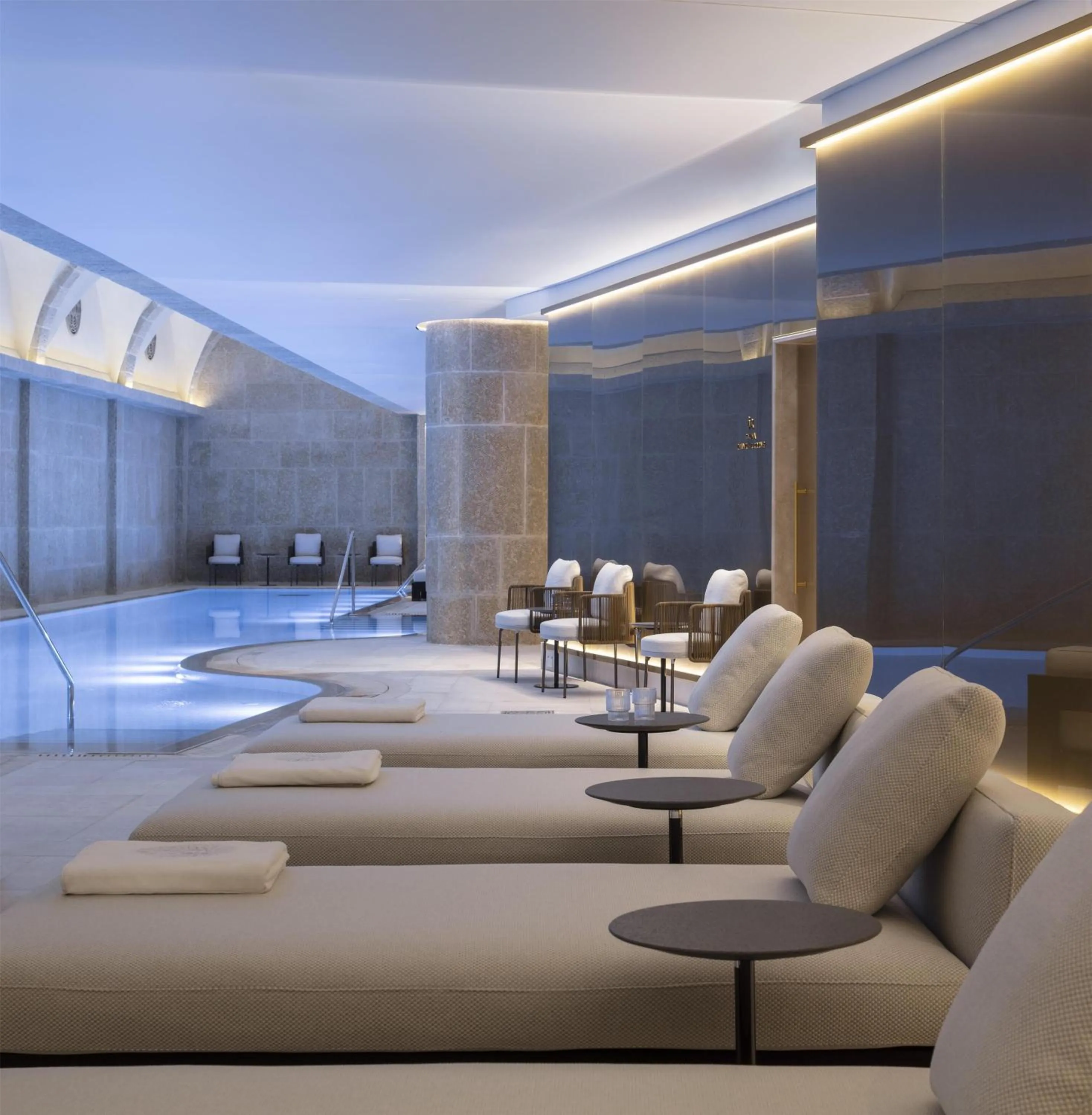 Pool view in Waldorf Astoria Jerusalem