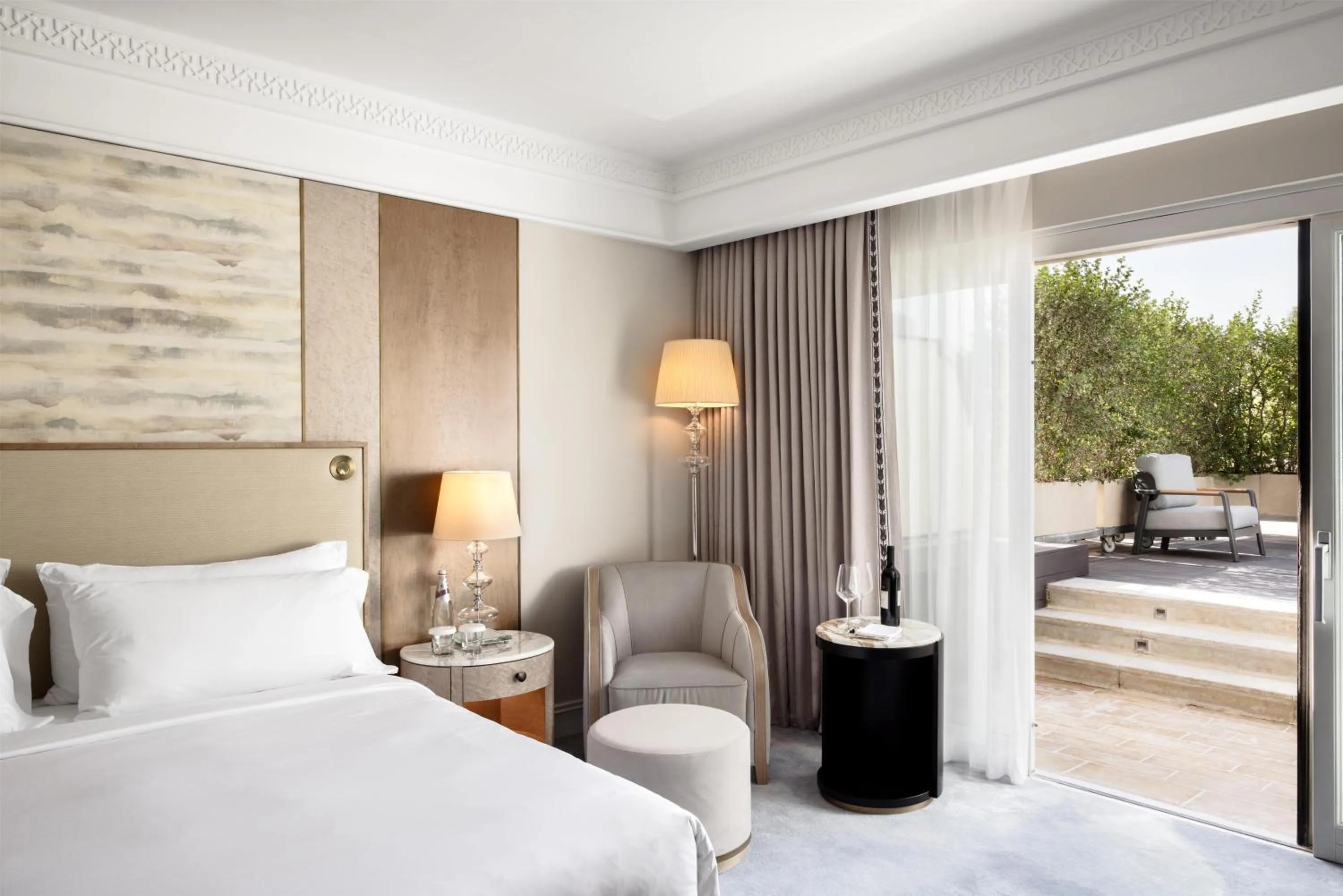 Living room, Bed in Waldorf Astoria Jerusalem