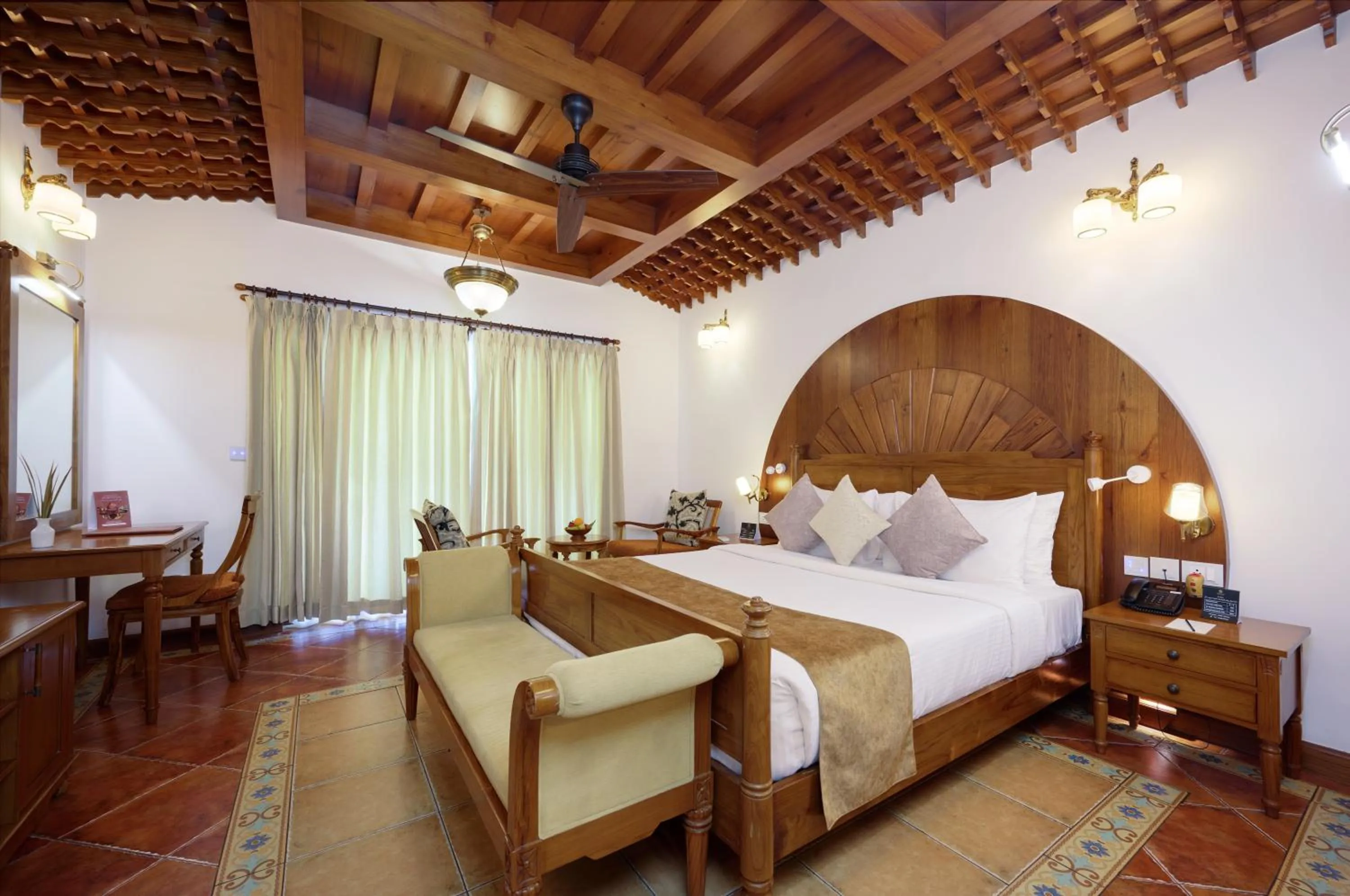 Floor plan, Bed in Gokulam Grand Resort & Spa, Kumarakom