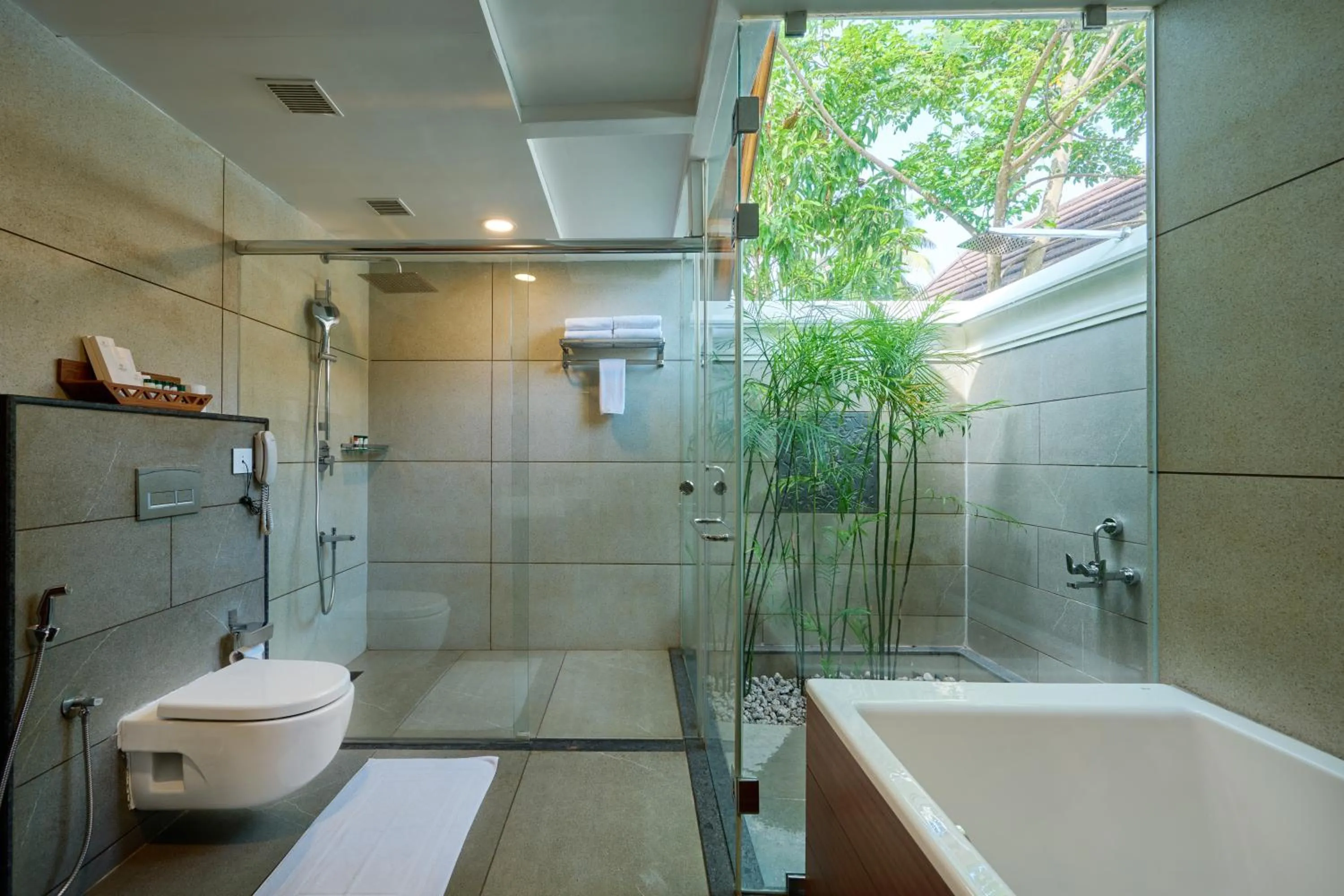 Bathroom in Gokulam Grand Resort & Spa, Kumarakom