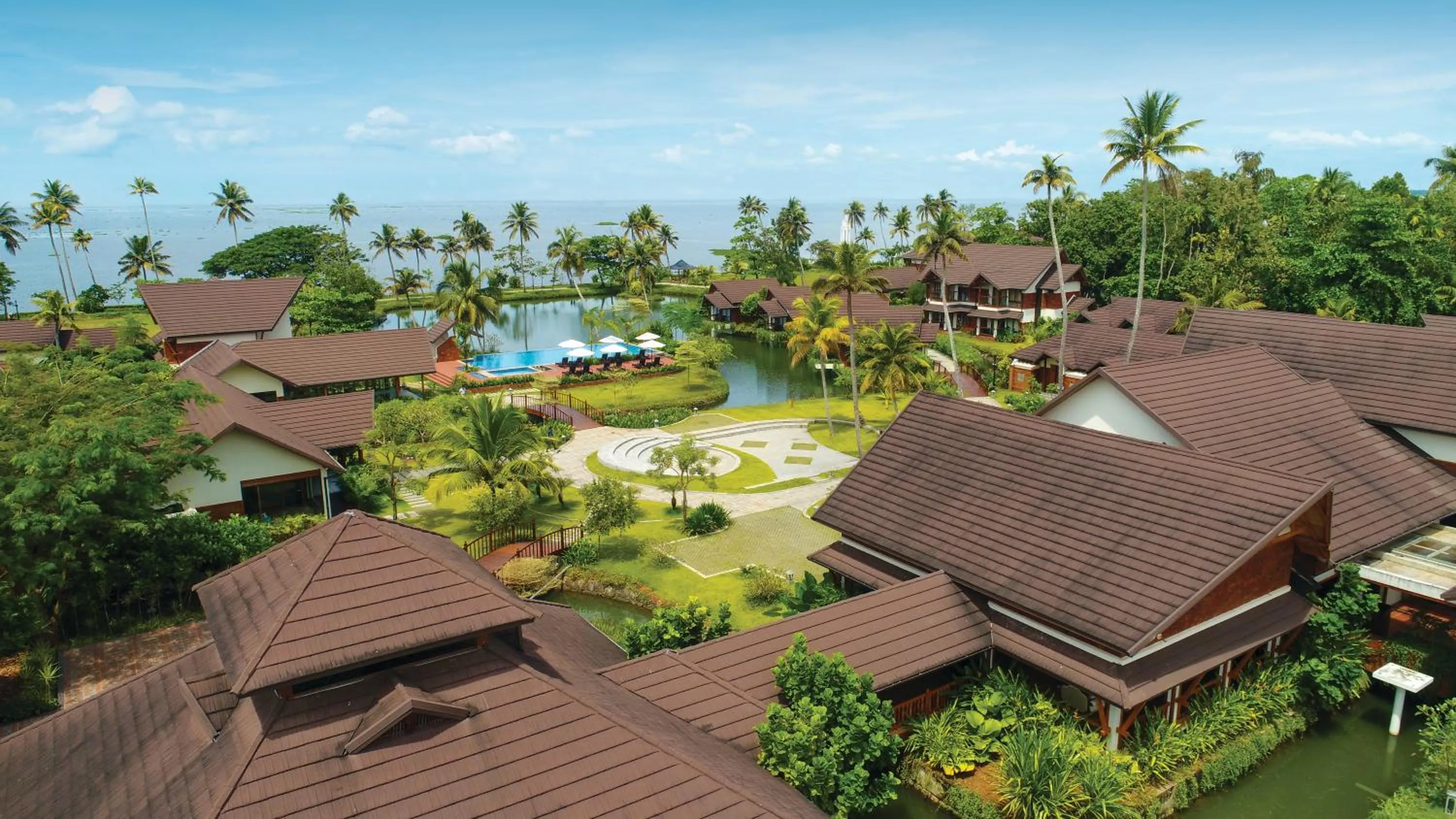 Bird's eye view in Gokulam Grand Resort & Spa, Kumarakom