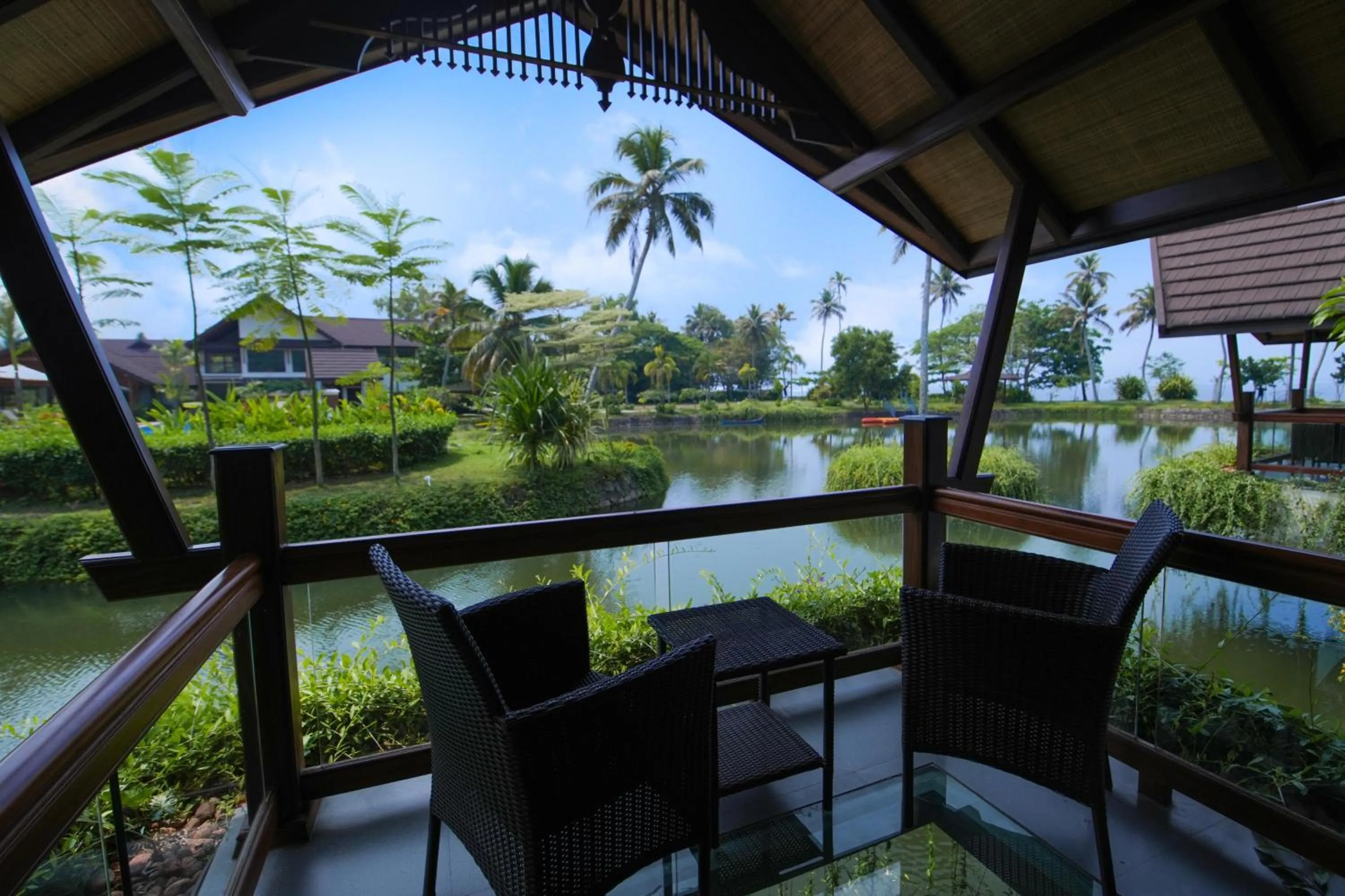 Balcony/Terrace in Gokulam Grand Resort & Spa, Kumarakom