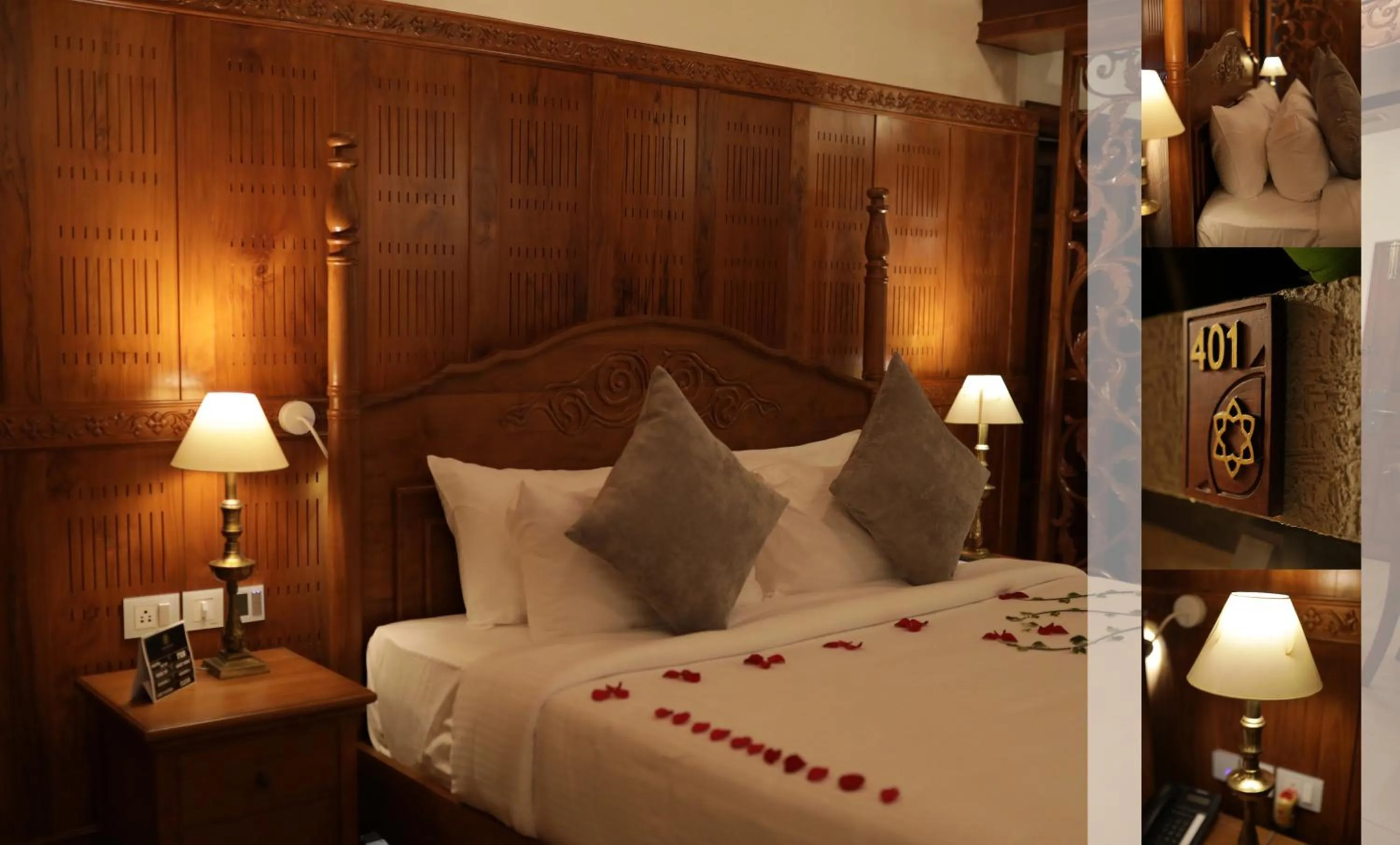 Bedroom, Bed in Gokulam Grand Resort & Spa, Kumarakom