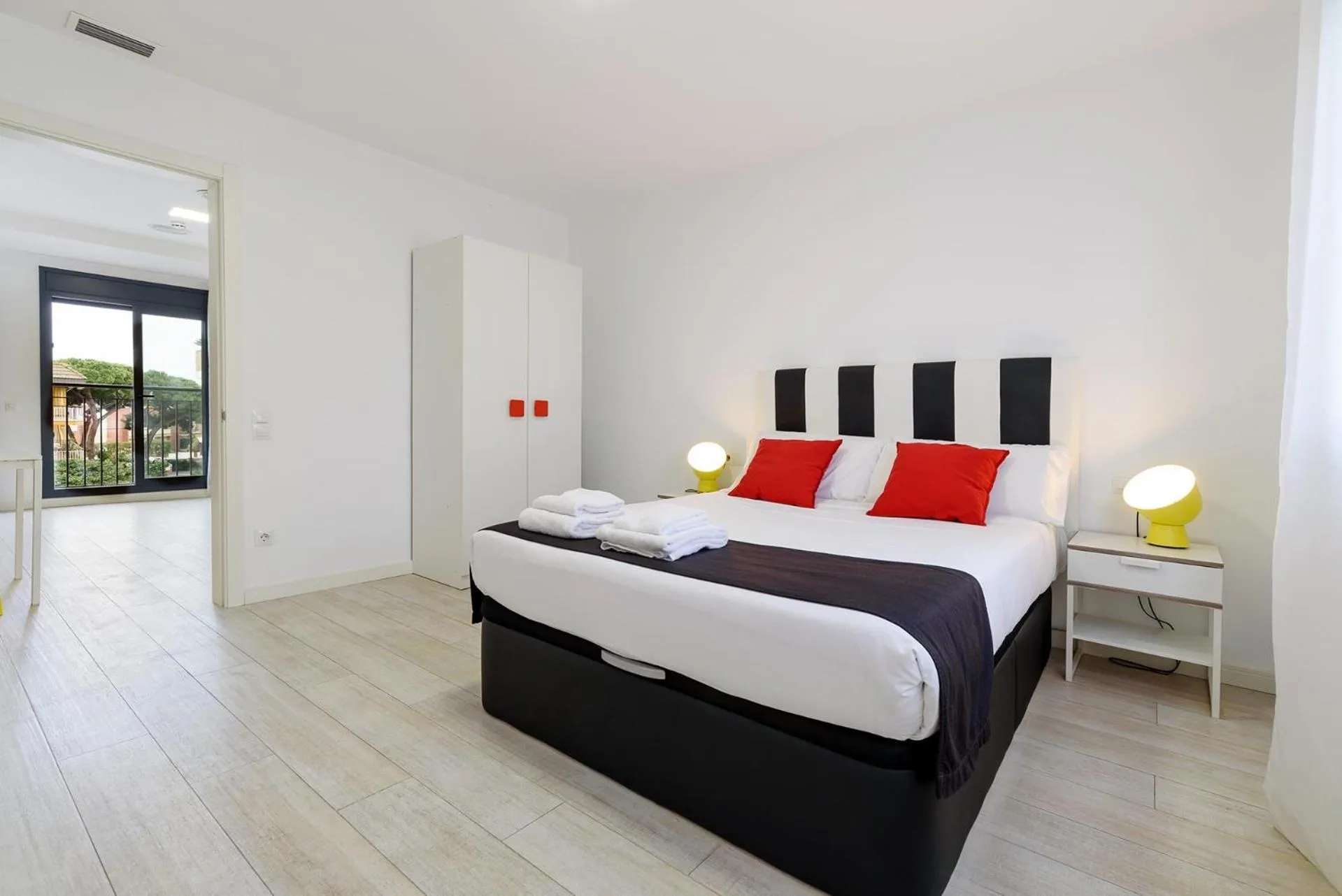 Bed in Castell Beach Aparthotel