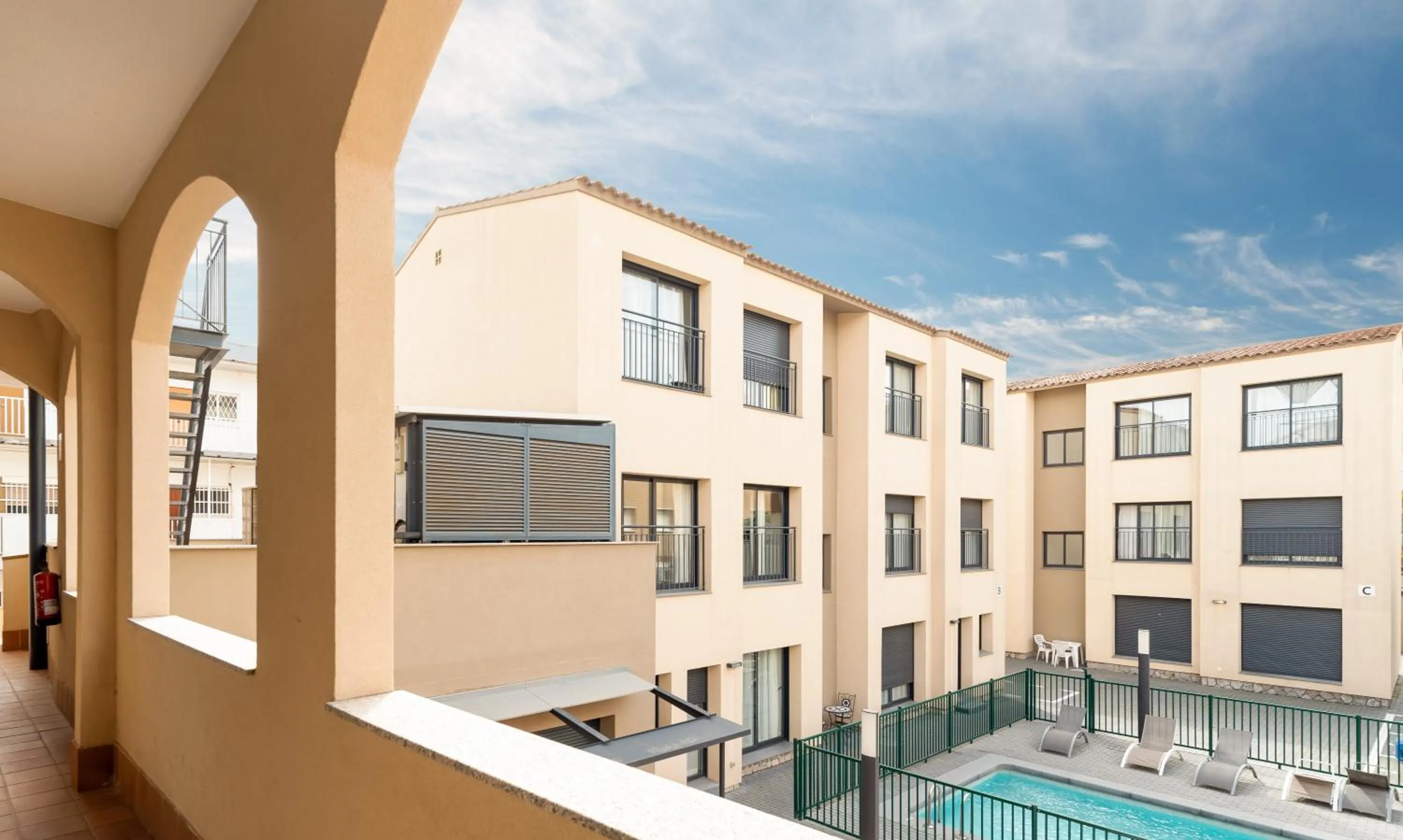 Property building in Castell Beach Aparthotel