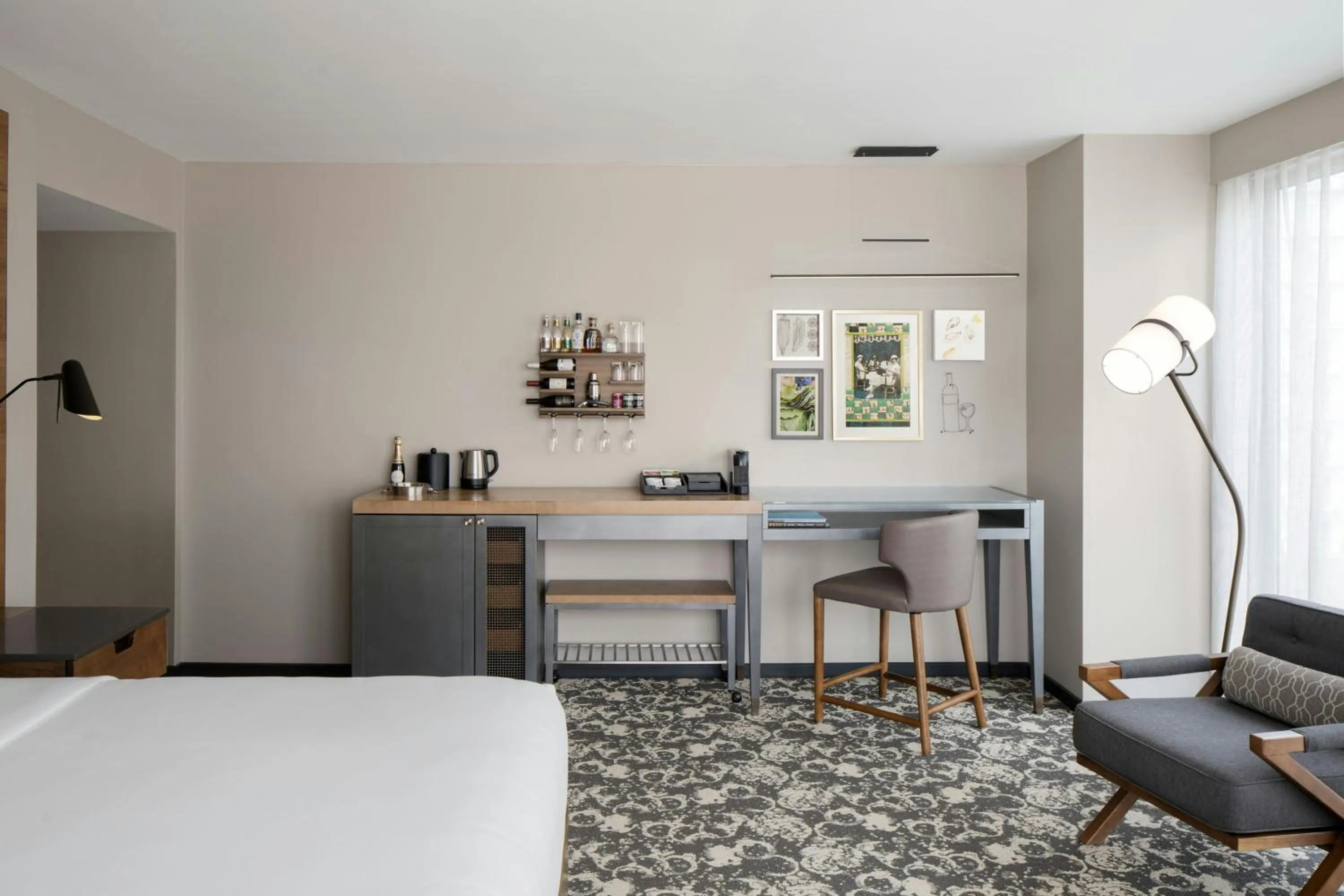 Photo of the whole room, Bed in Epicurean Atlanta, Autograph Collection