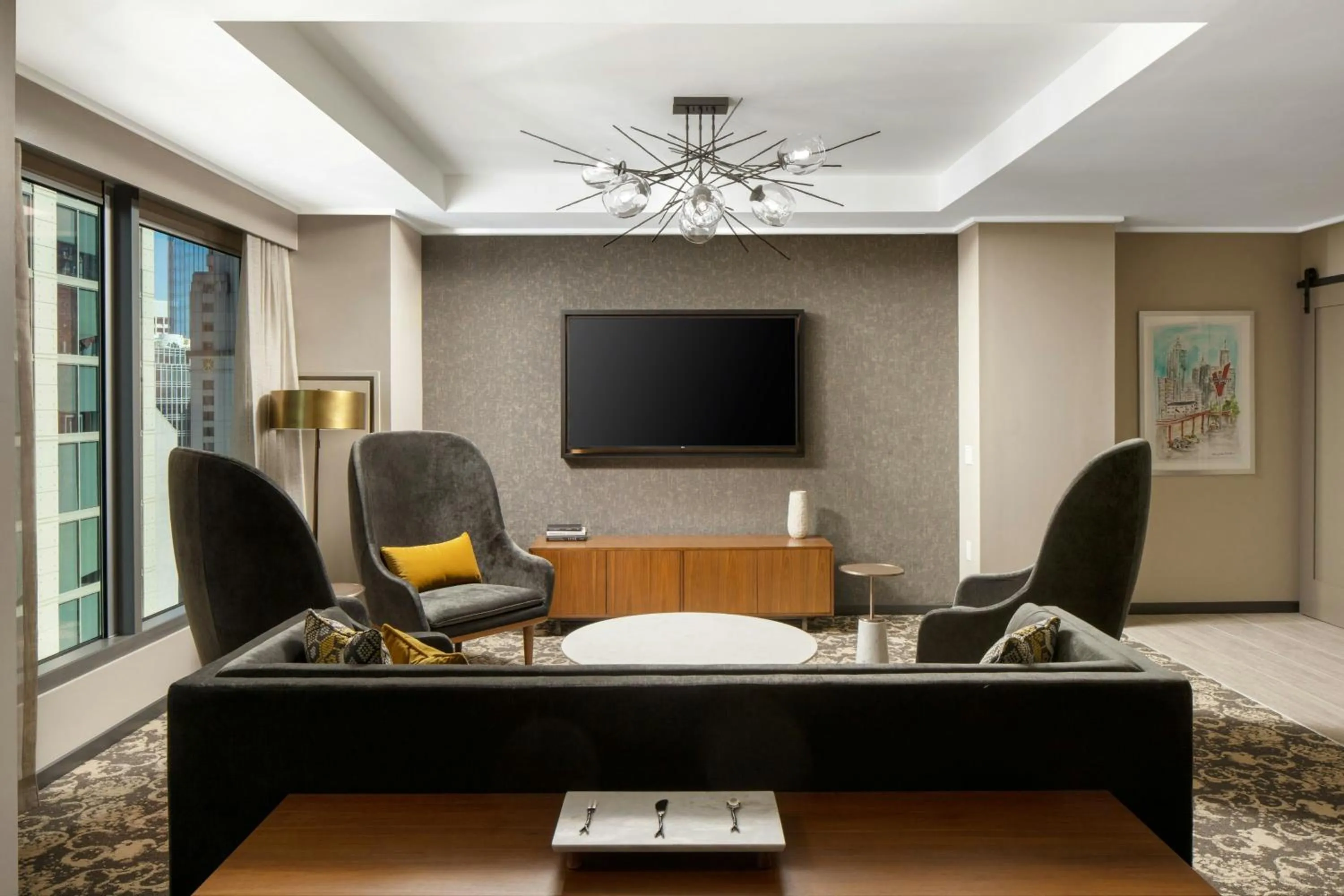 Living room in Epicurean Atlanta, Autograph Collection