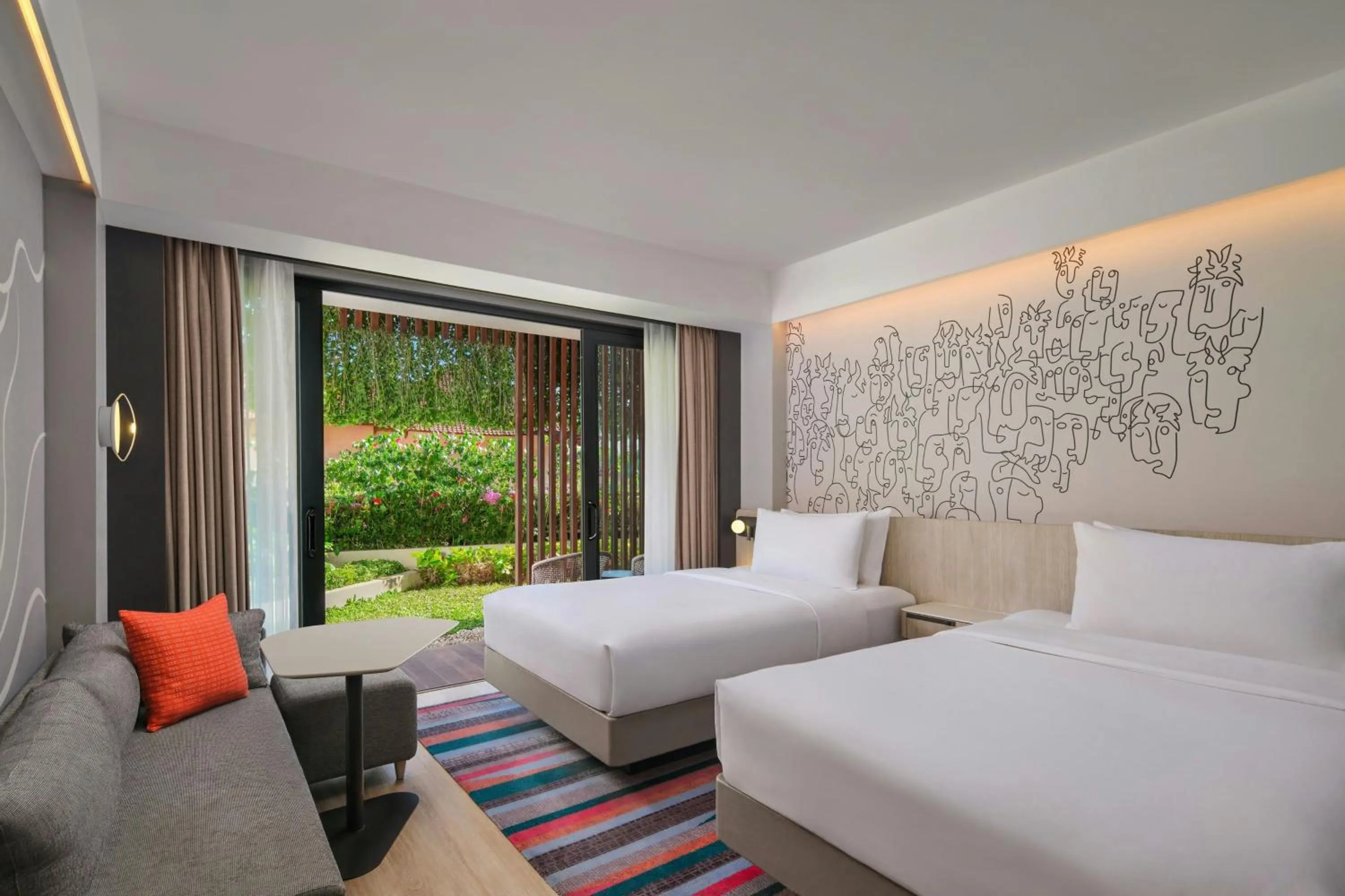 Photo of the whole room, Bed in Aloft Bali Kuta at Beachwalk