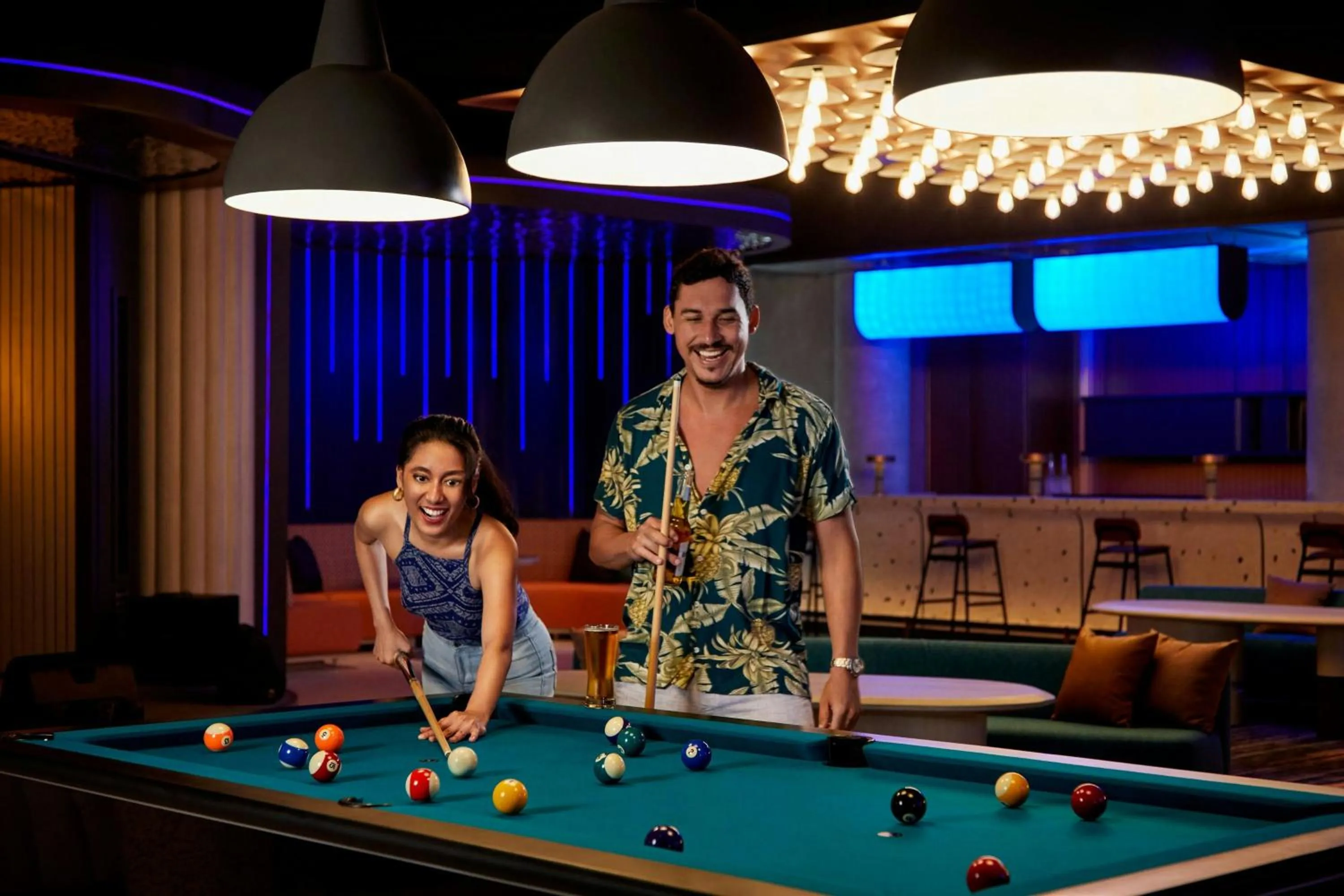 Lounge or bar in Aloft Bali Kuta at Beachwalk