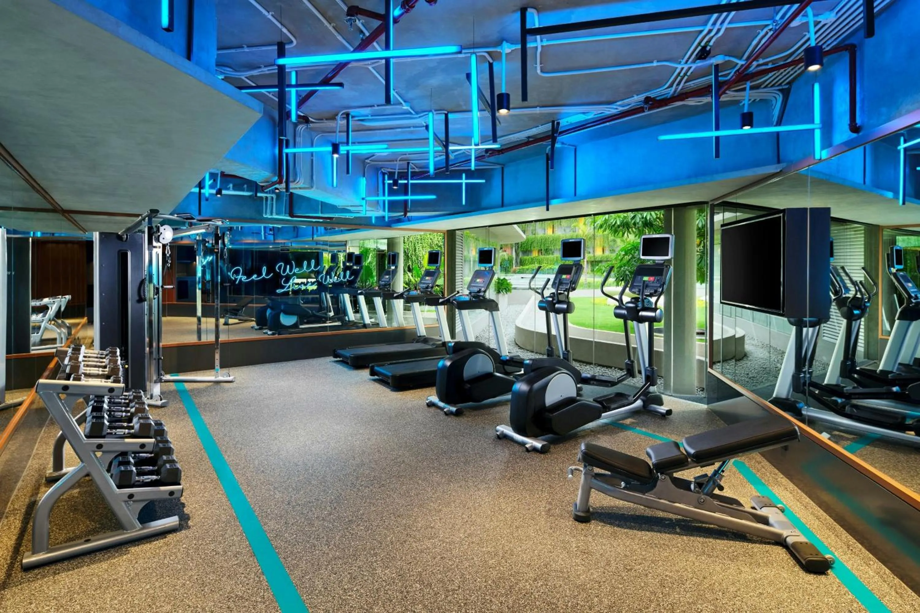 Fitness centre/facilities in Aloft Bali Kuta at Beachwalk