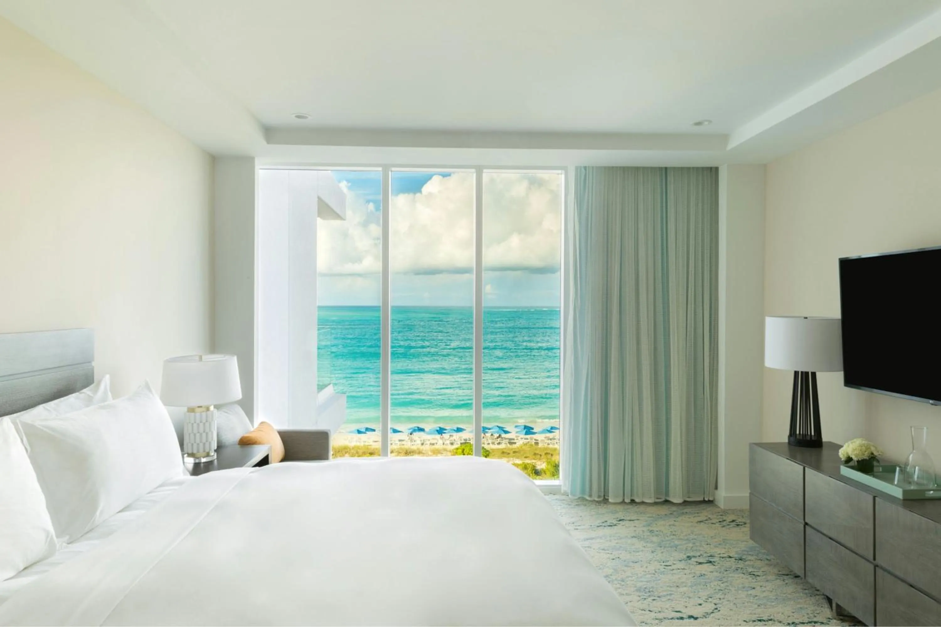 Bedroom, Bed in The Ritz-Carlton, Turks & Caicos