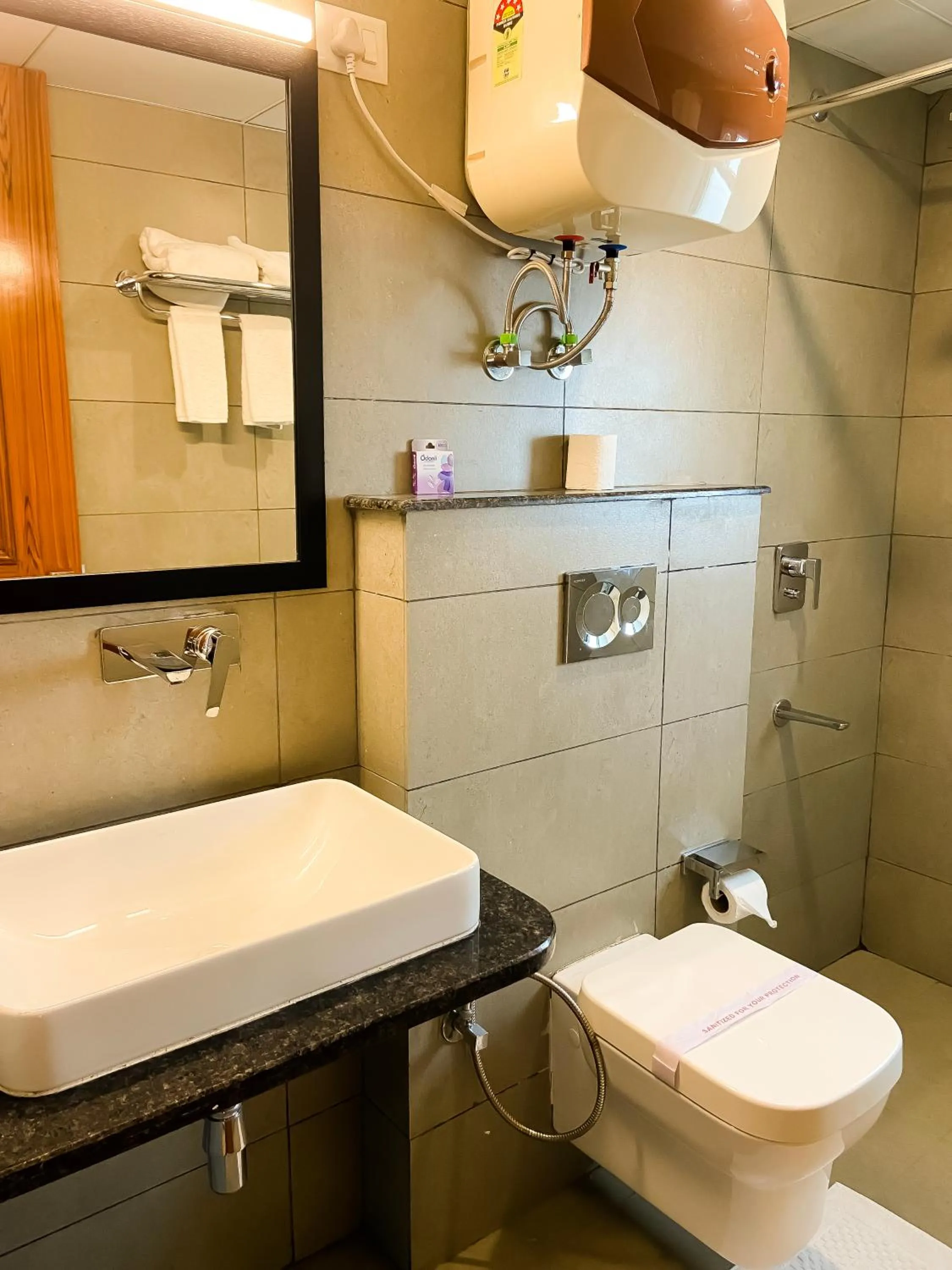 Bathroom in Sky Suites Huda City Center