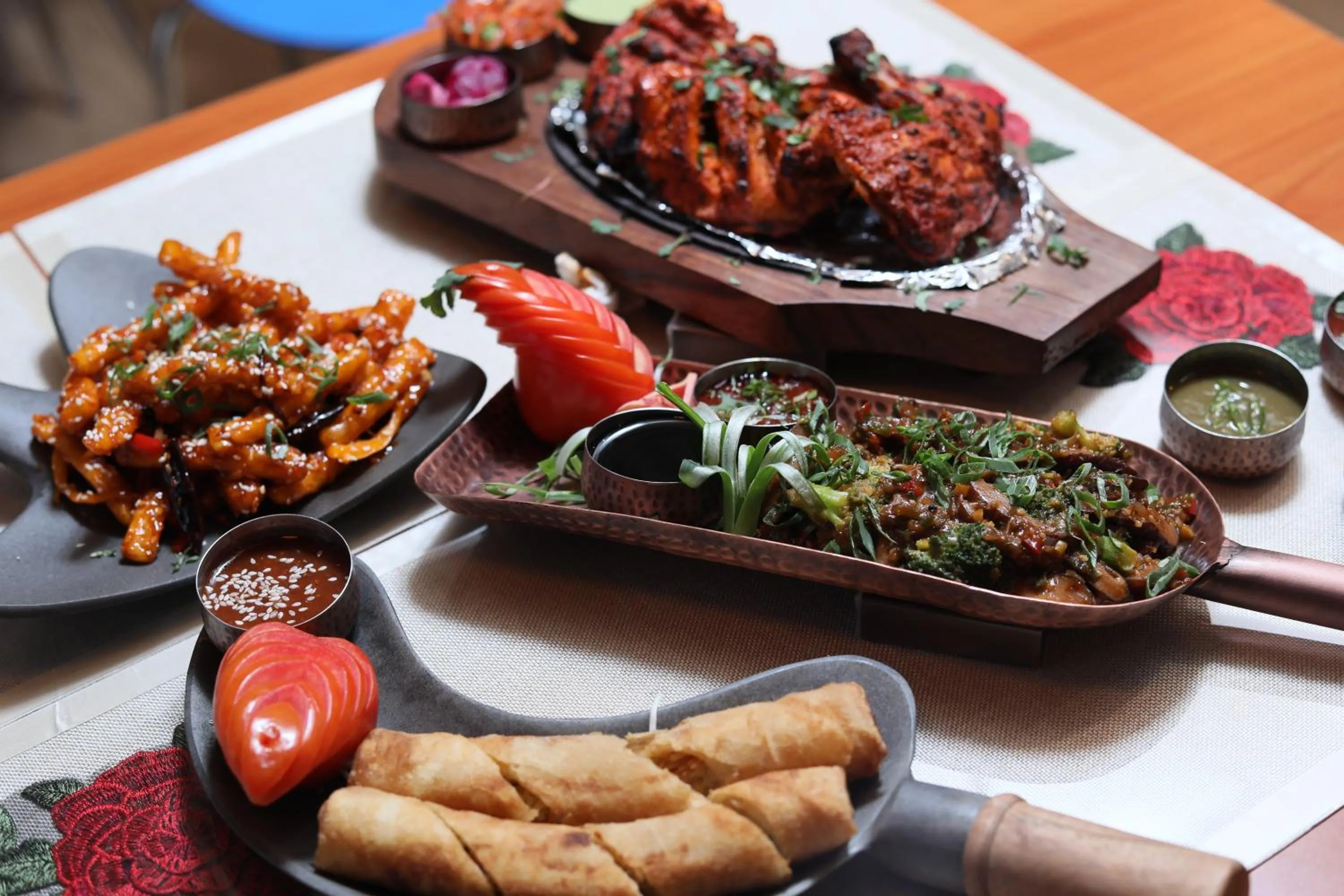 Food in Sky Suites Huda City Center