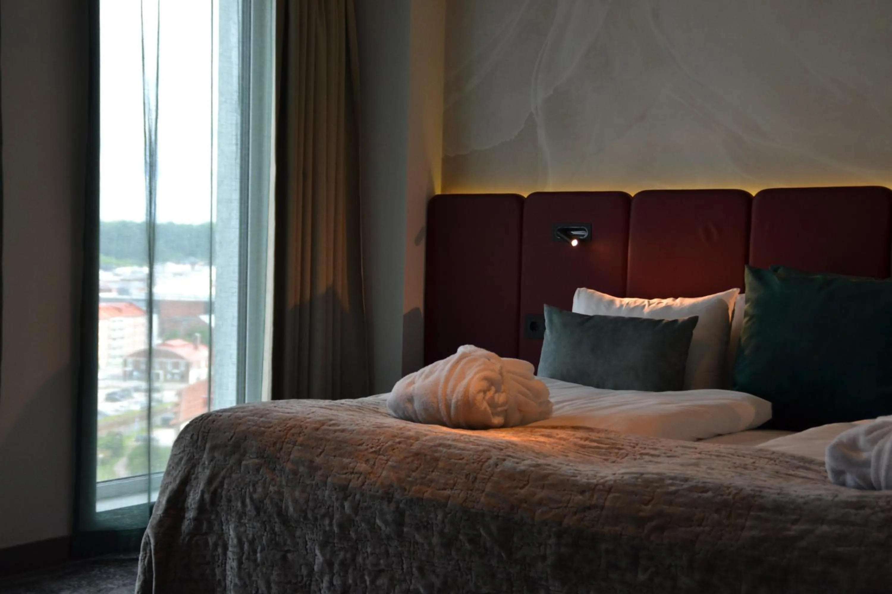 Bed in ProfilHotels Halmstad Plaza