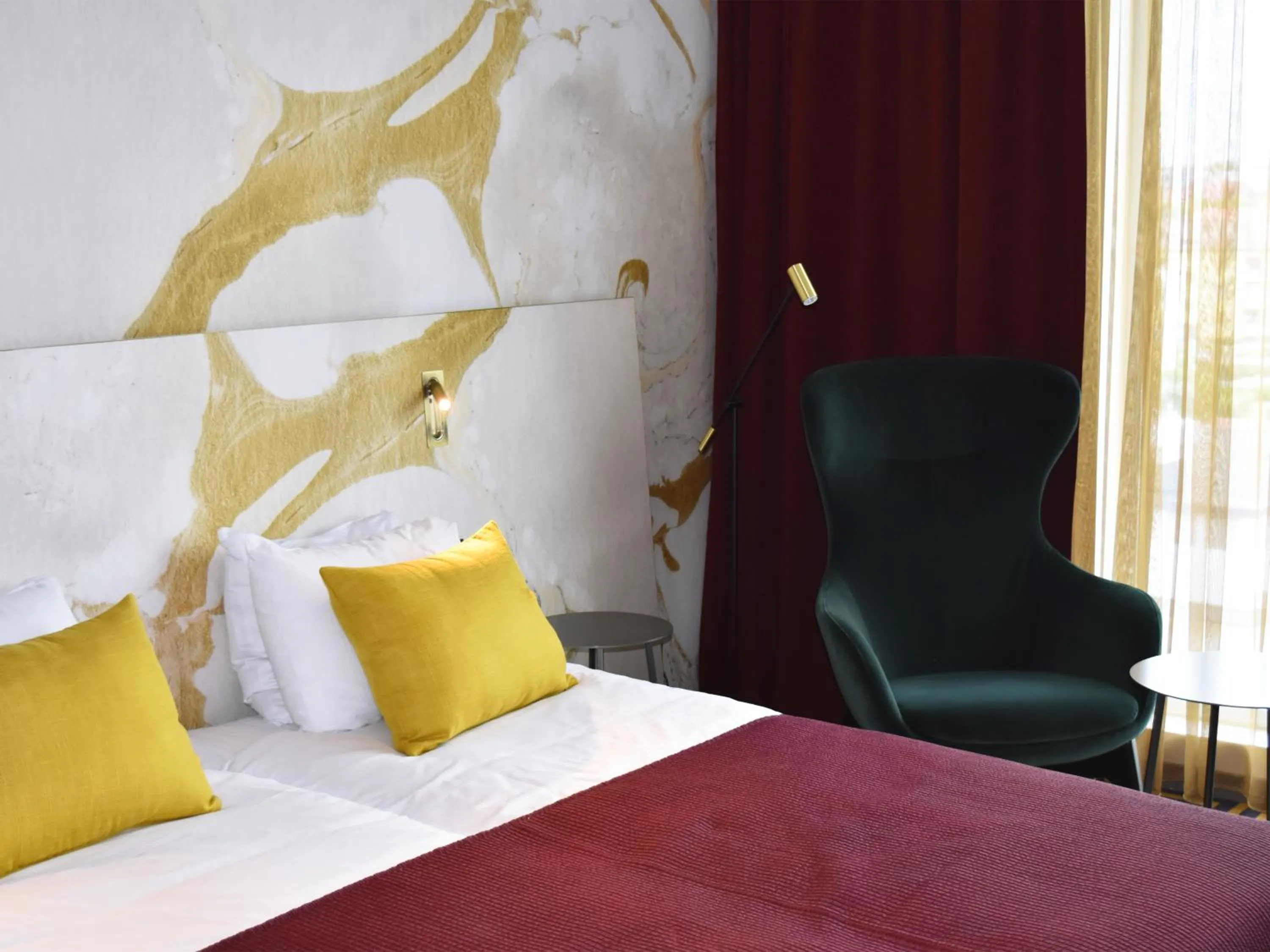 Bed in ProfilHotels Halmstad Plaza