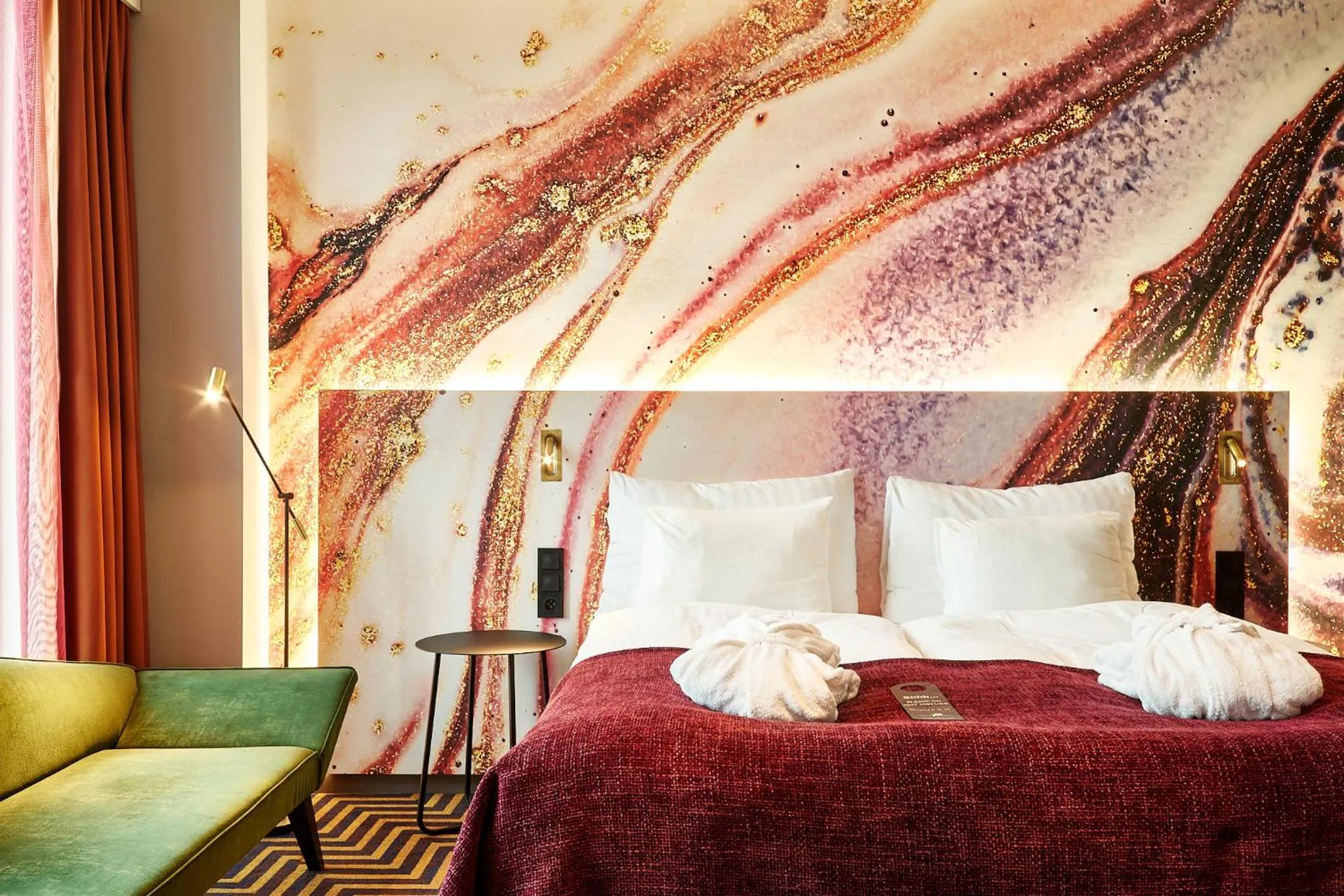 Bed in ProfilHotels Halmstad Plaza