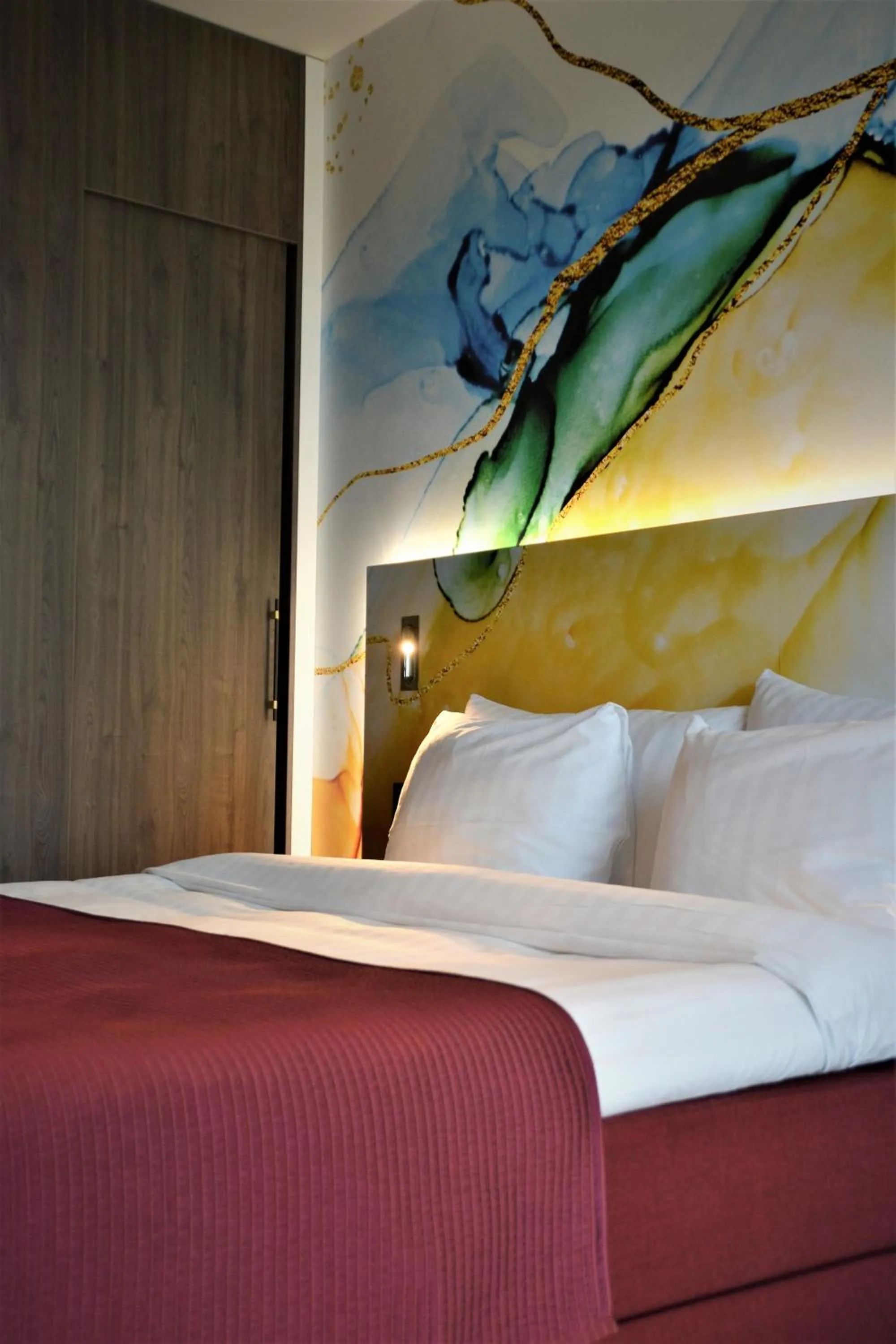 Bed in ProfilHotels Halmstad Plaza