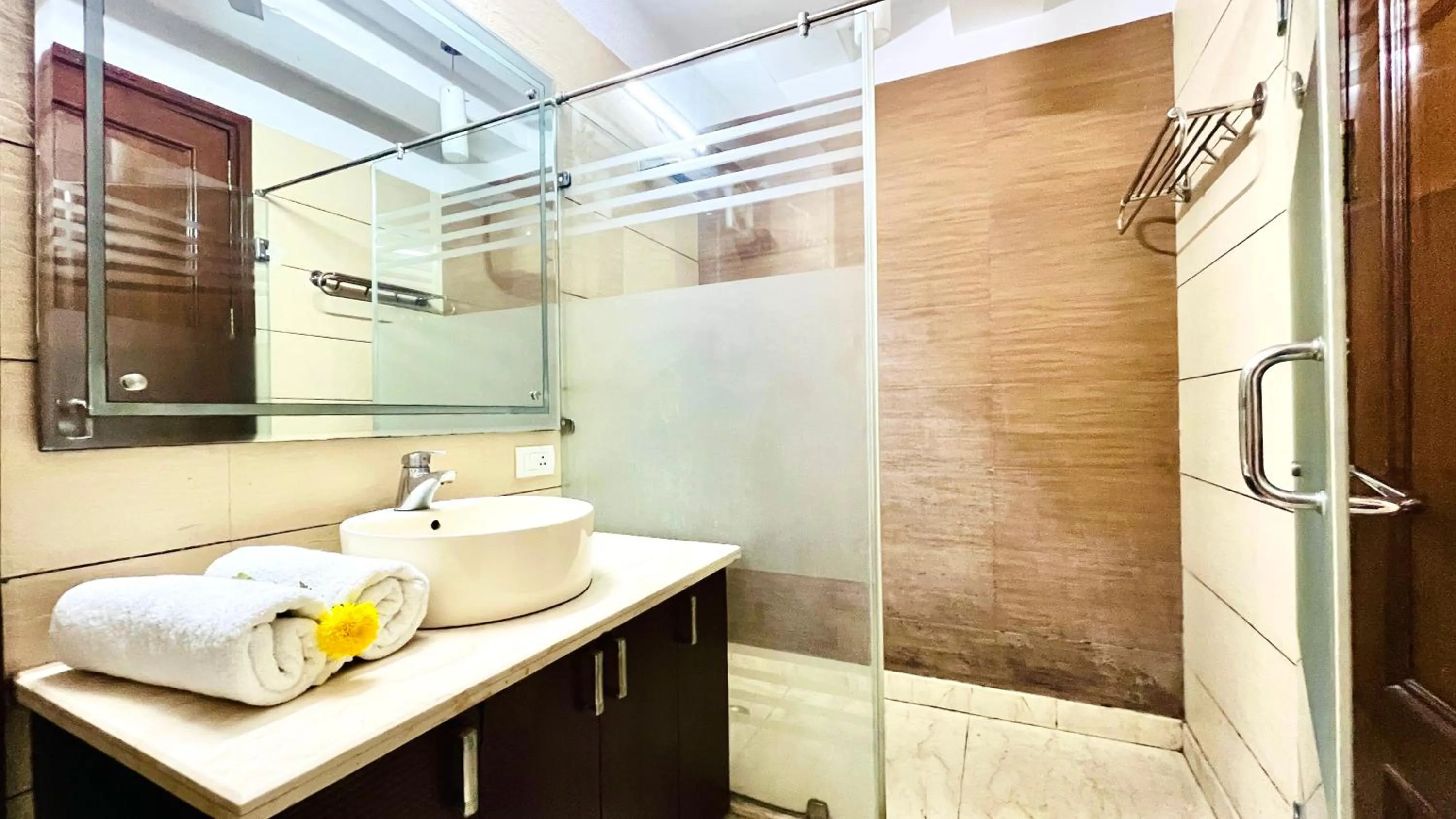 Bathroom in BluO Park Facing 3BHK- Lift, Balcony, Parking