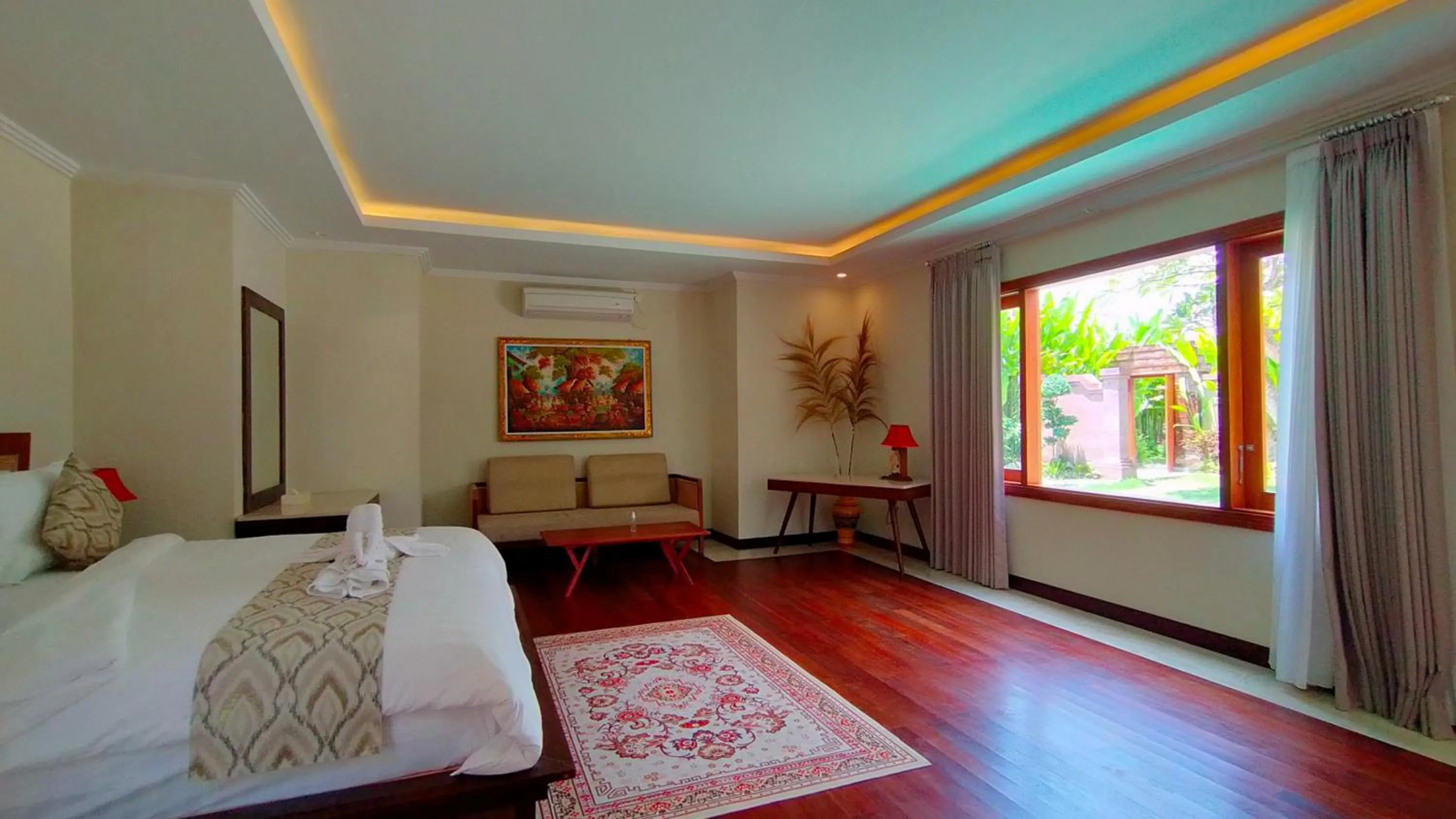 Bedroom, Bed in The Grand Villandra Resort Lovina