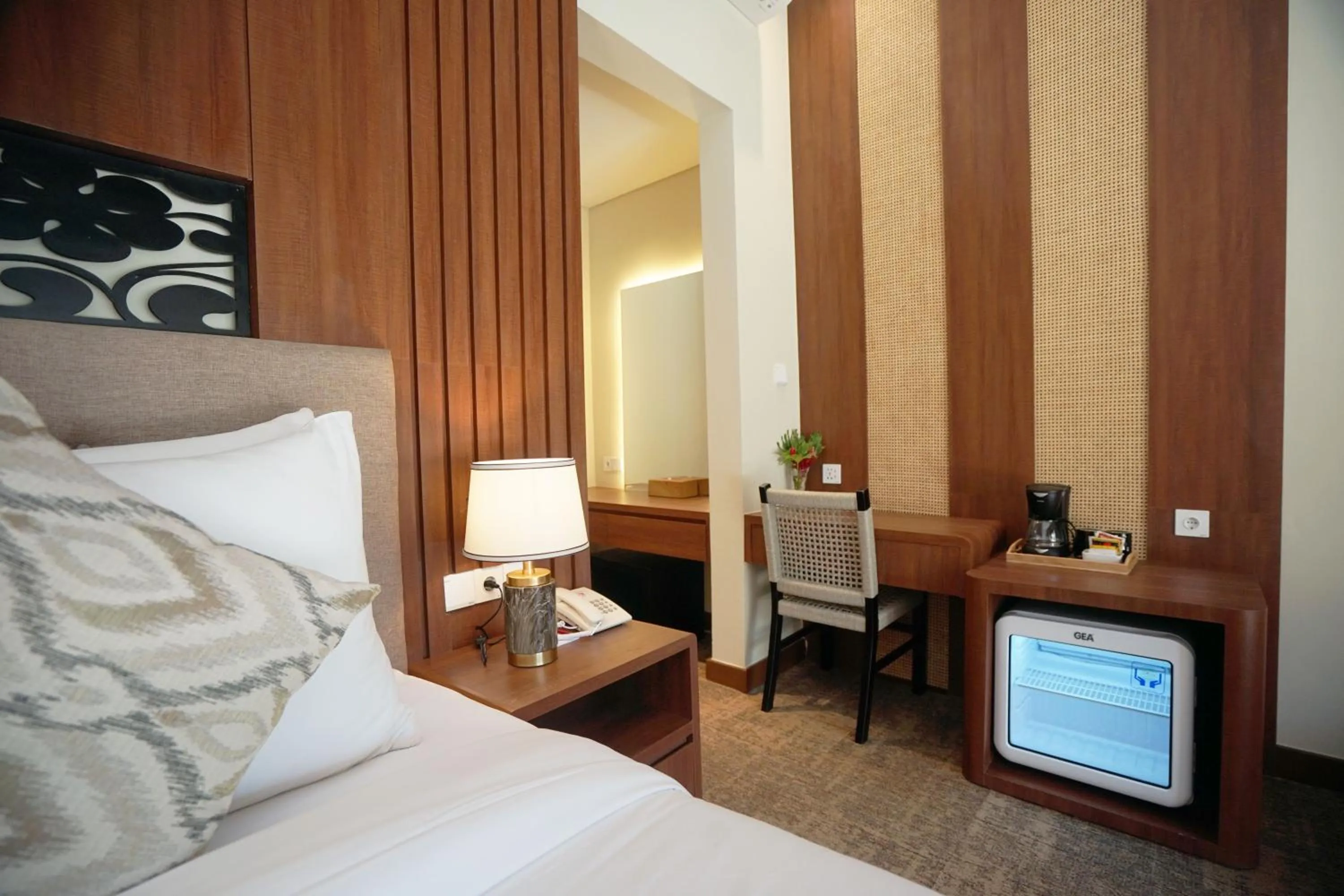 Bedroom, Bed in The Grand Villandra Resort Lovina