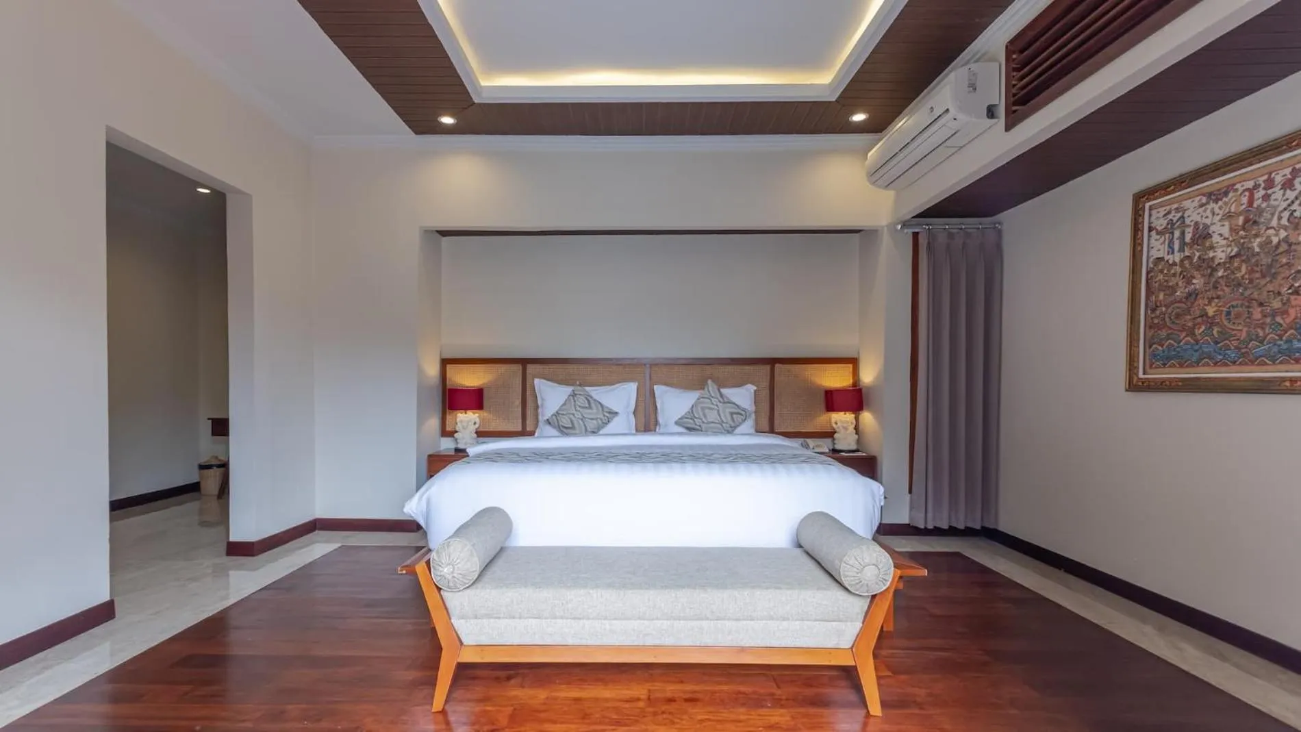 Bedroom, Bed in The Grand Villandra Resort Lovina