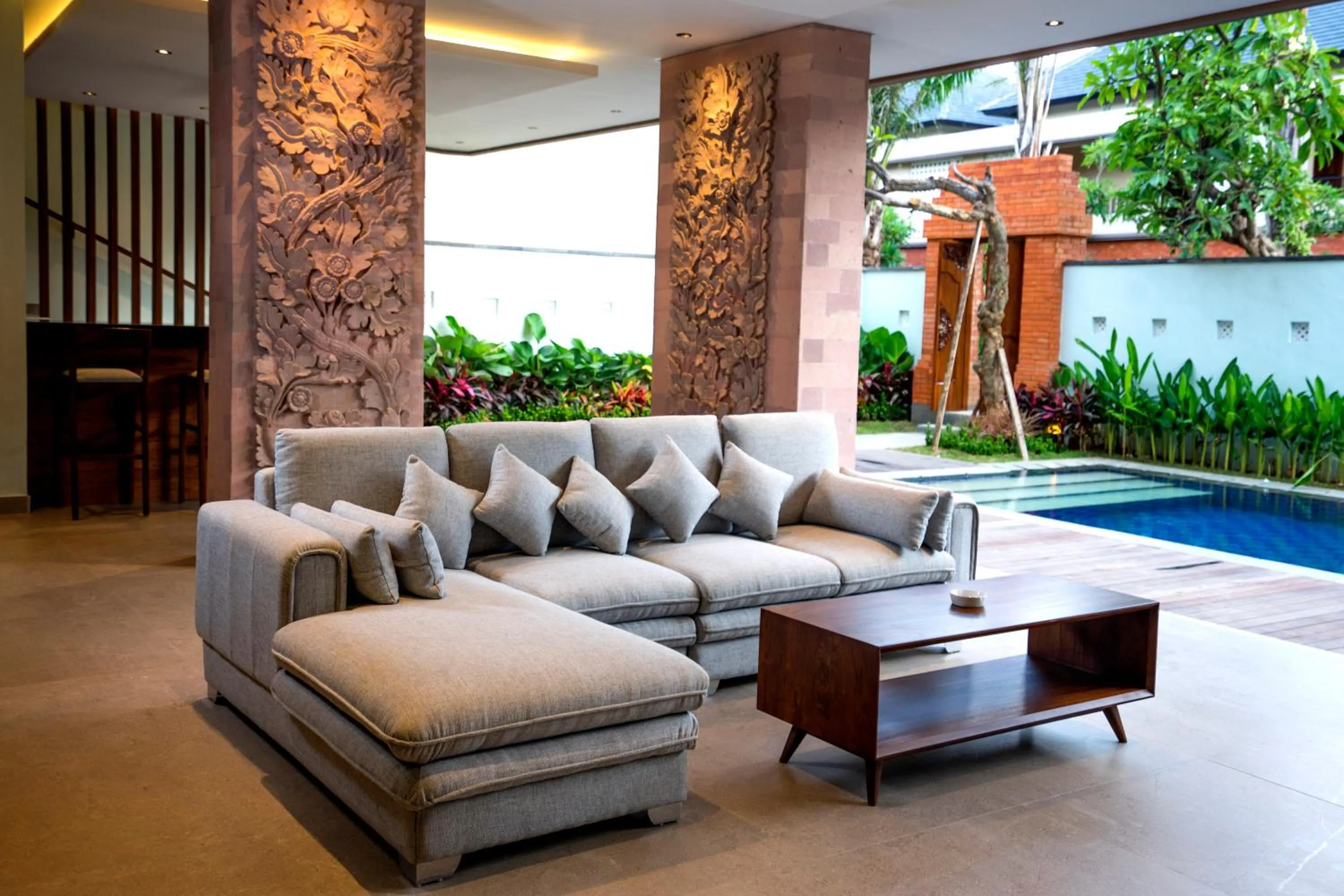 Living room in The Grand Villandra Resort Lovina