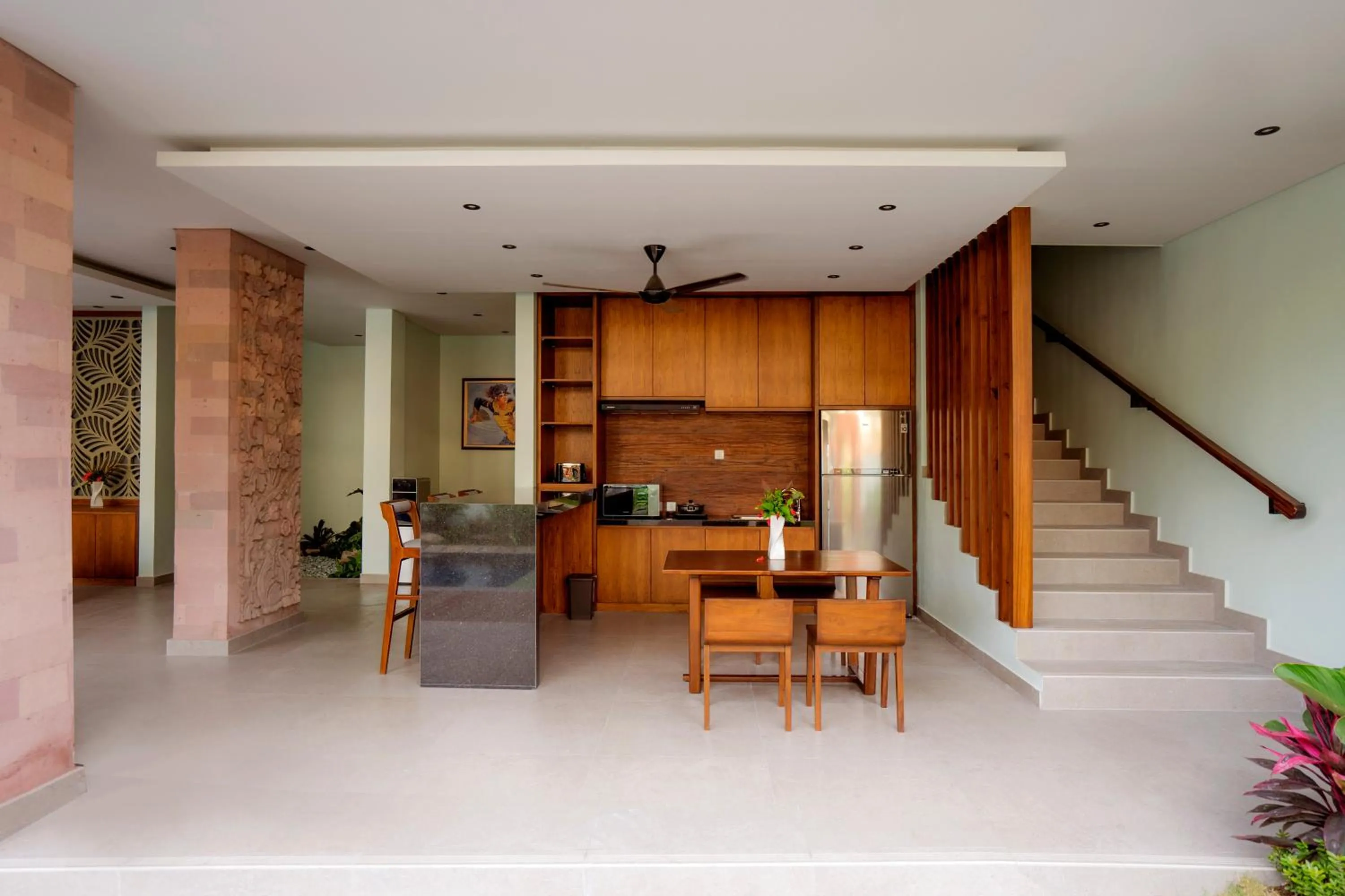 Kitchen or kitchenette in The Grand Villandra Resort Lovina