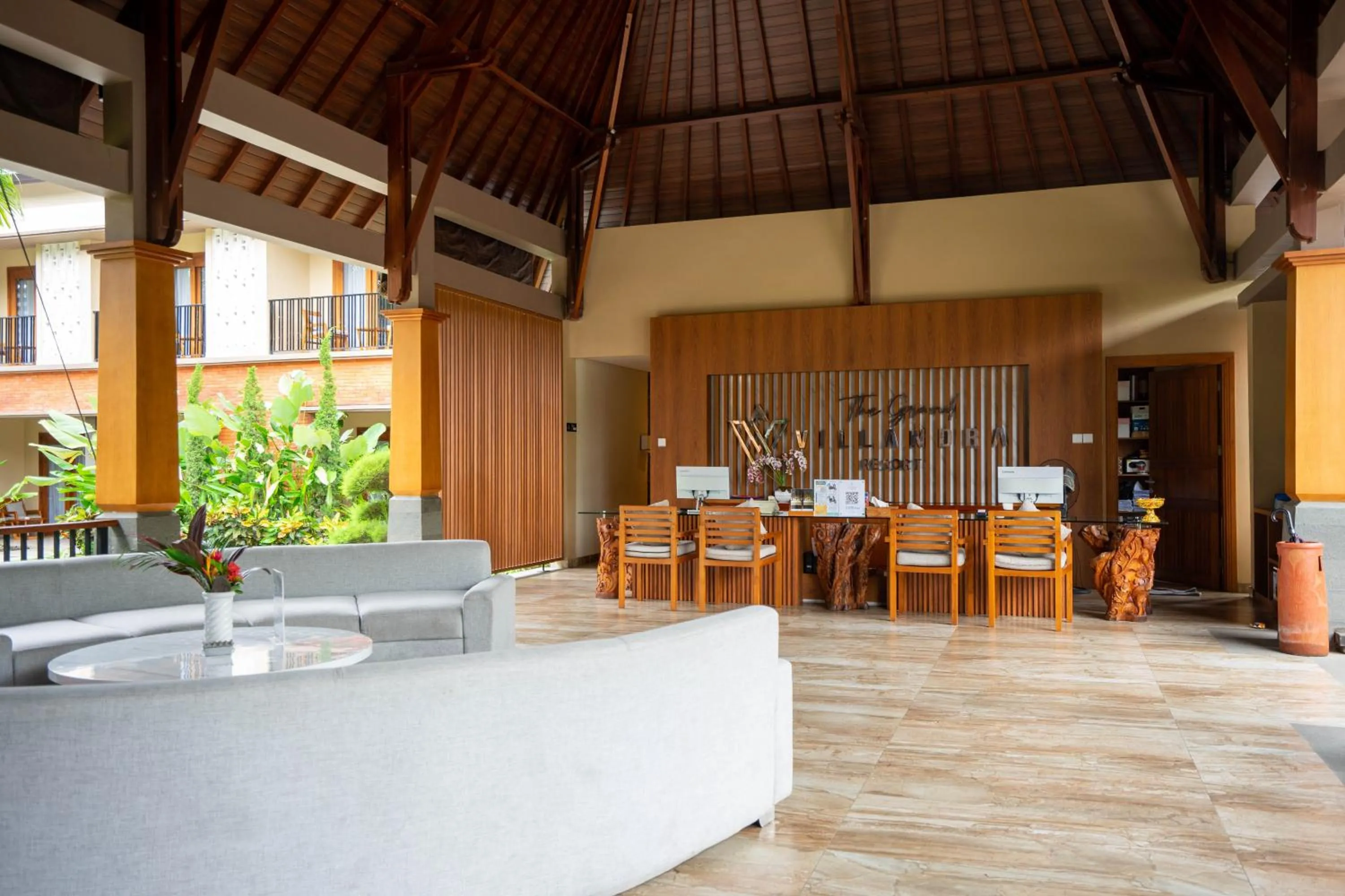 Lobby or reception in The Grand Villandra Resort Lovina