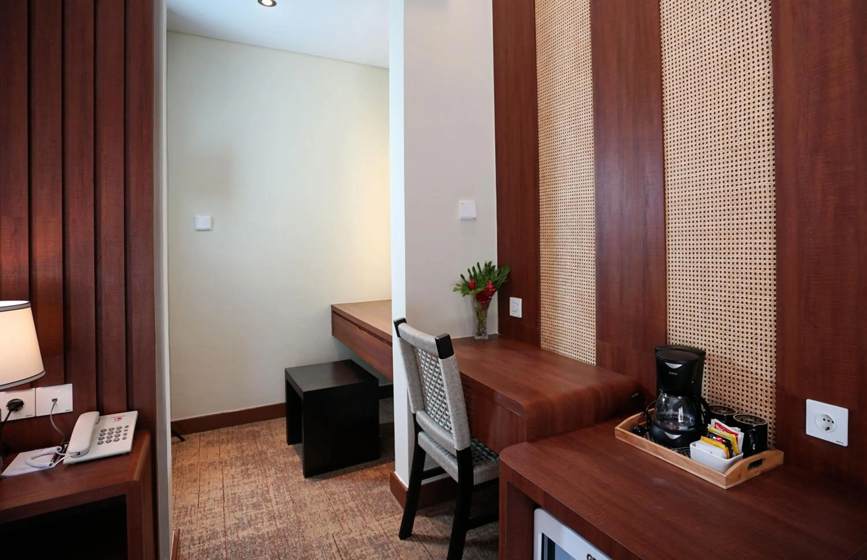 Seating area in The Grand Villandra Resort Lovina