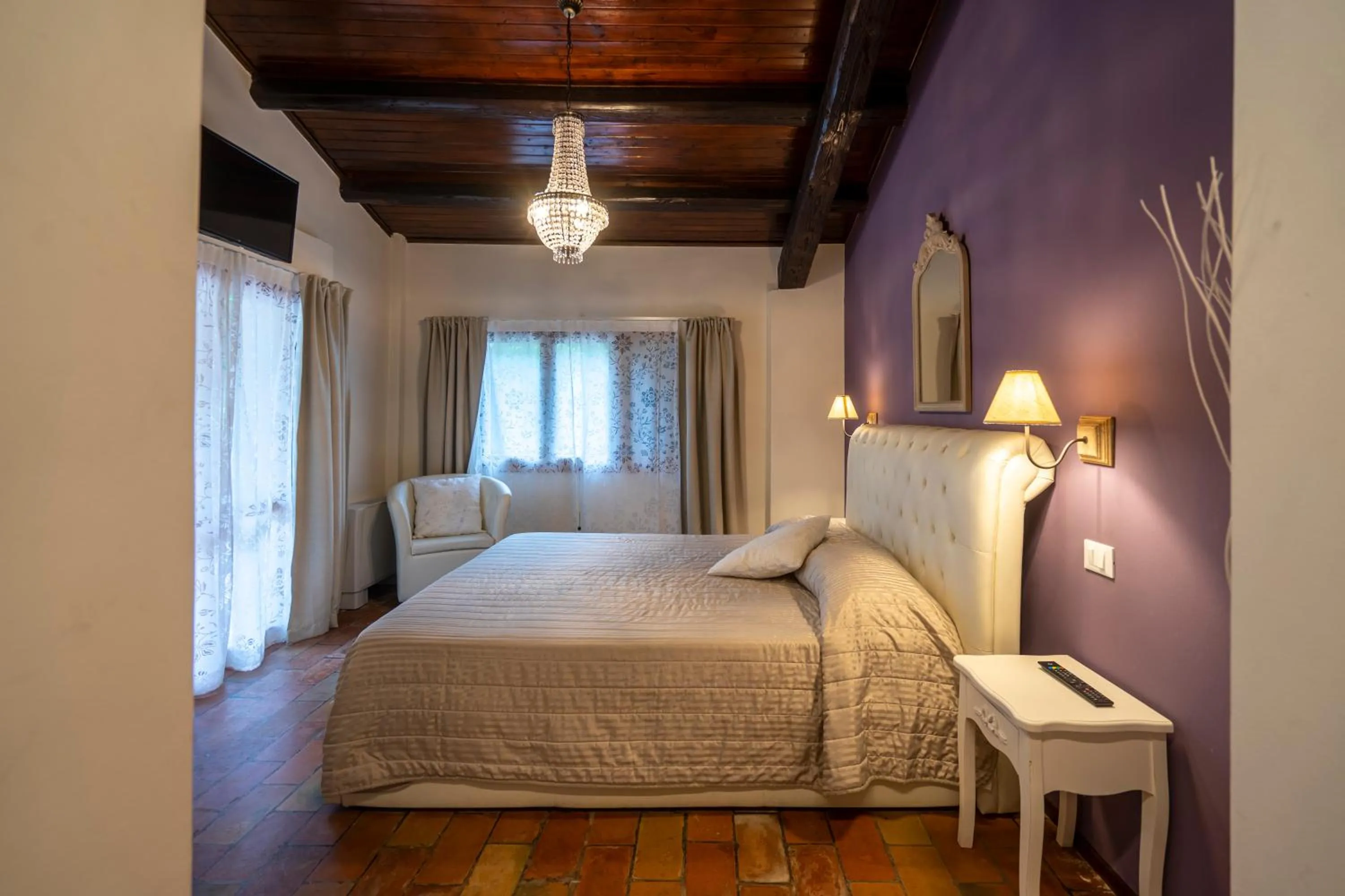 Bedroom, Bed in Villa Ca' Viola Rimini