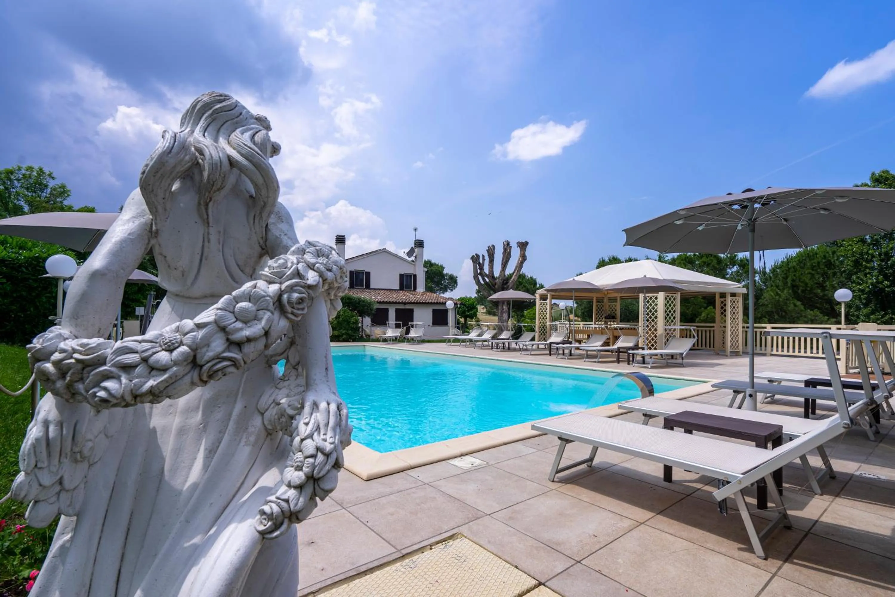 Patio in Villa Ca' Viola Rimini