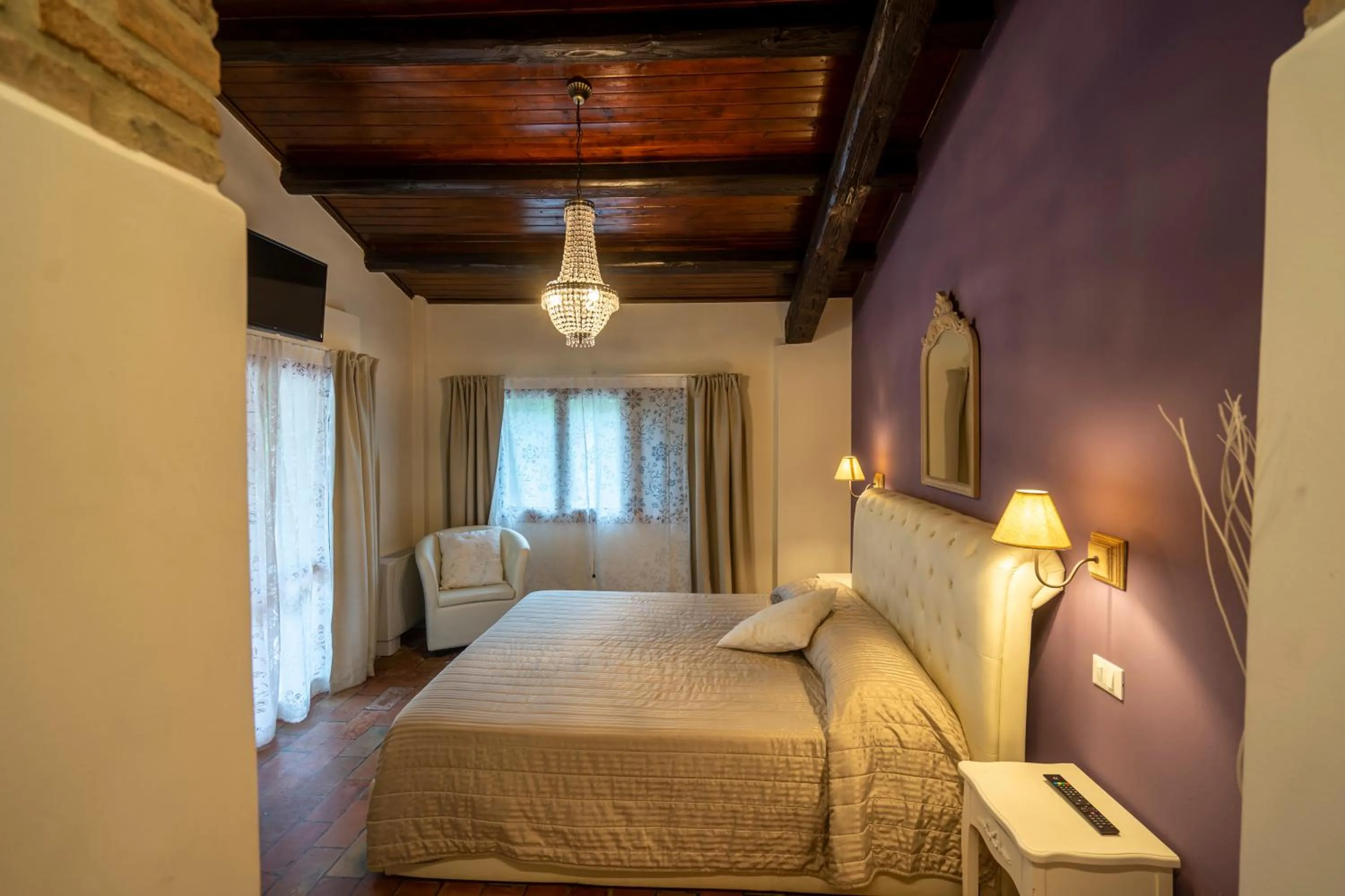 Bedroom, Bed in Villa Ca' Viola Rimini