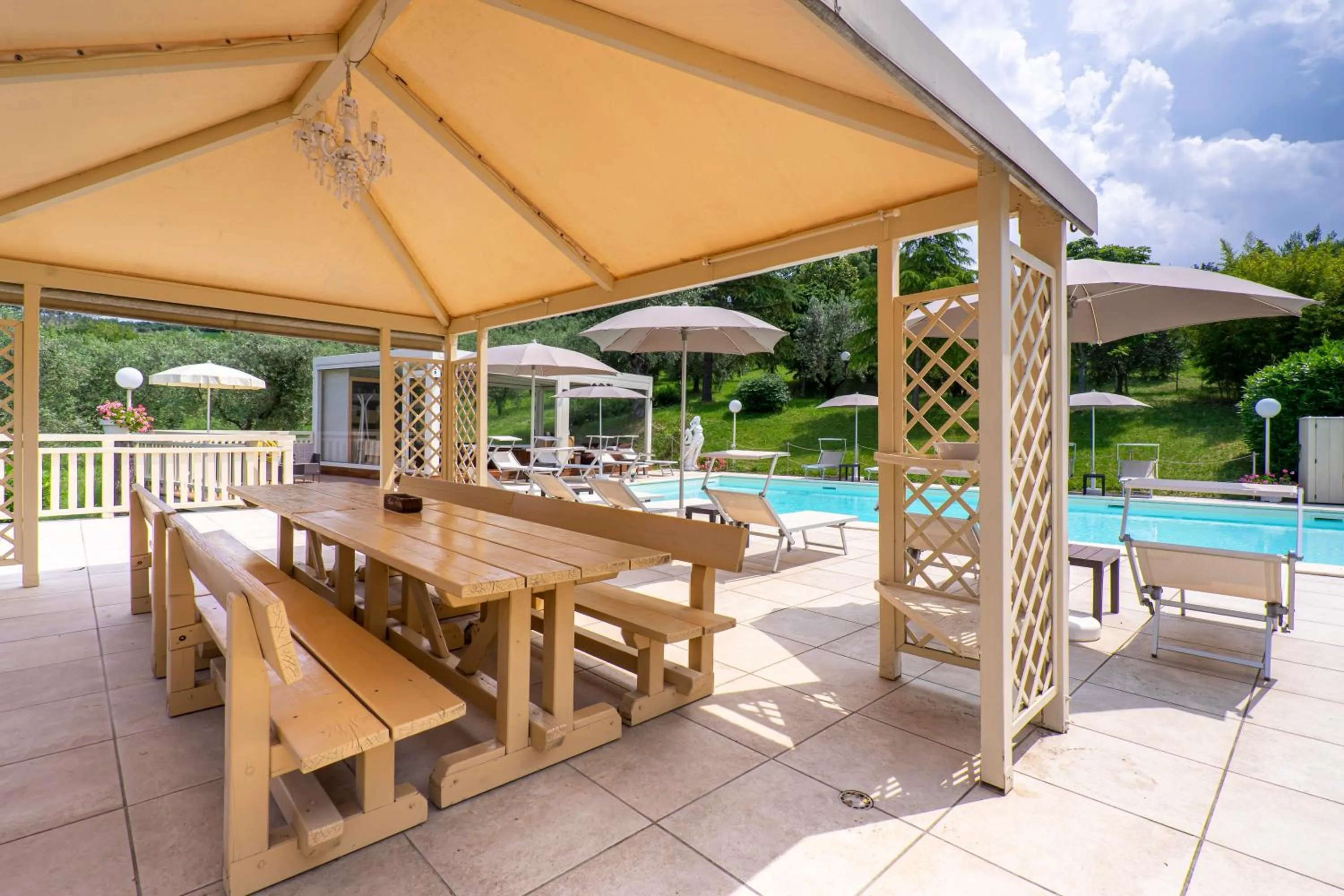 Swimming pool in Villa Ca' Viola Rimini